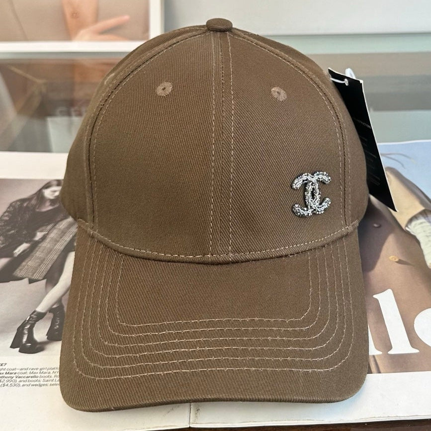 Chanel Cotton Baseball Cap Hat 512457