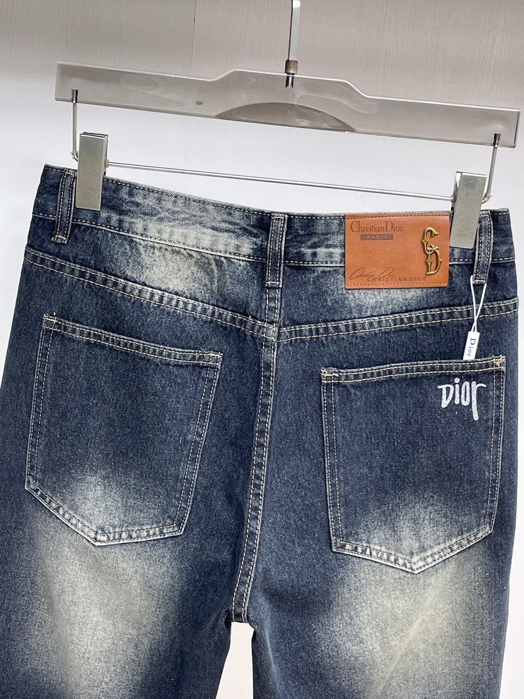 CD 26A Men Wide-Leg Jeans Dark Blue Denim 284963
