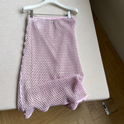 Prada 2026 Skirt Pink Mesh 654487