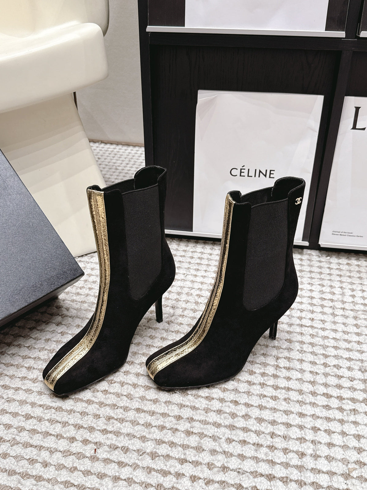 Chanel 2026 Boots 85mm Patent Calfskin 930660