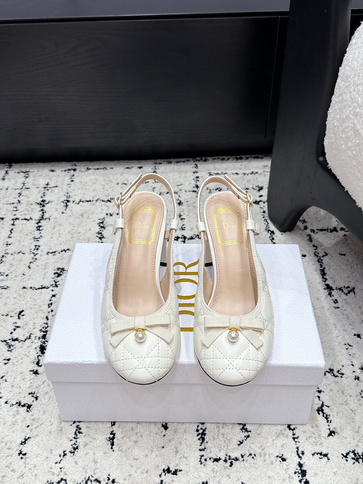 Dior 2026 Ballet Slingback 85mm Leather Canvas 139297