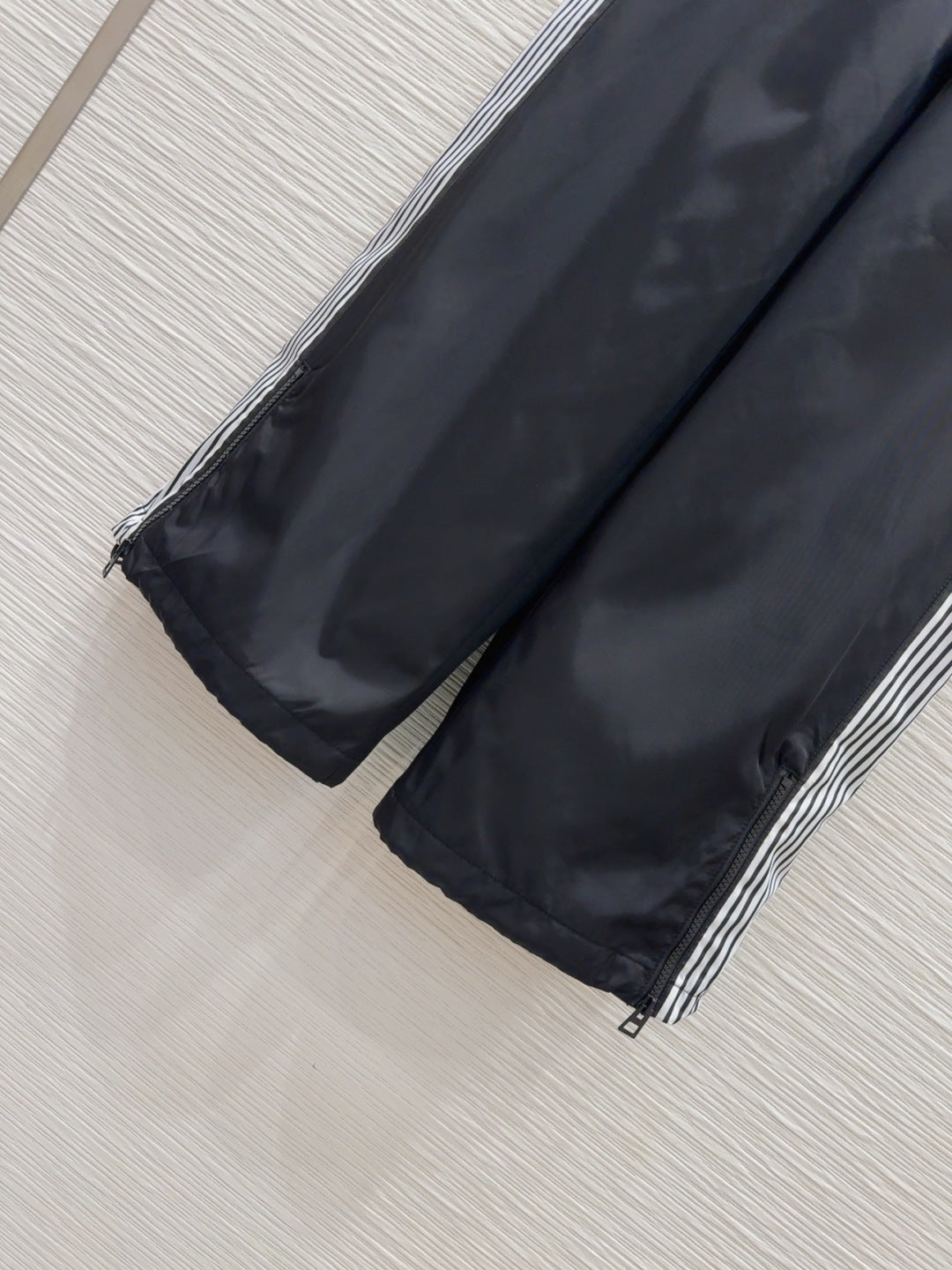 CD 25 Casual Trouser Black White Polyester