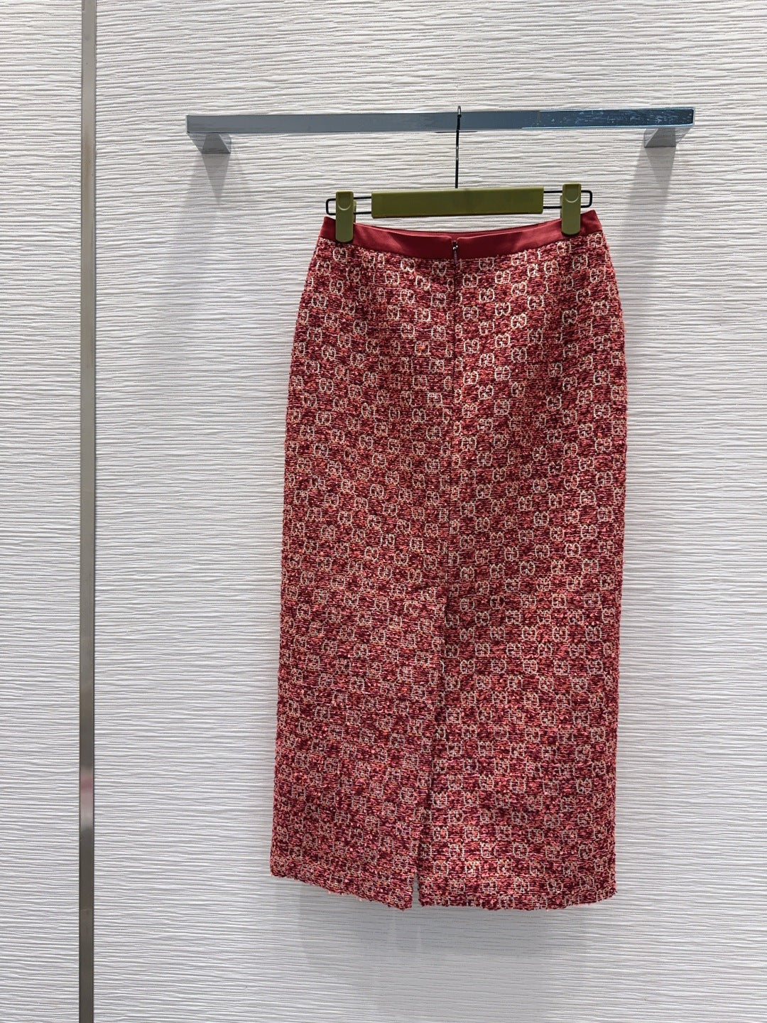 Gucci 2026 Long Midi Skirt Red Polyester 133162