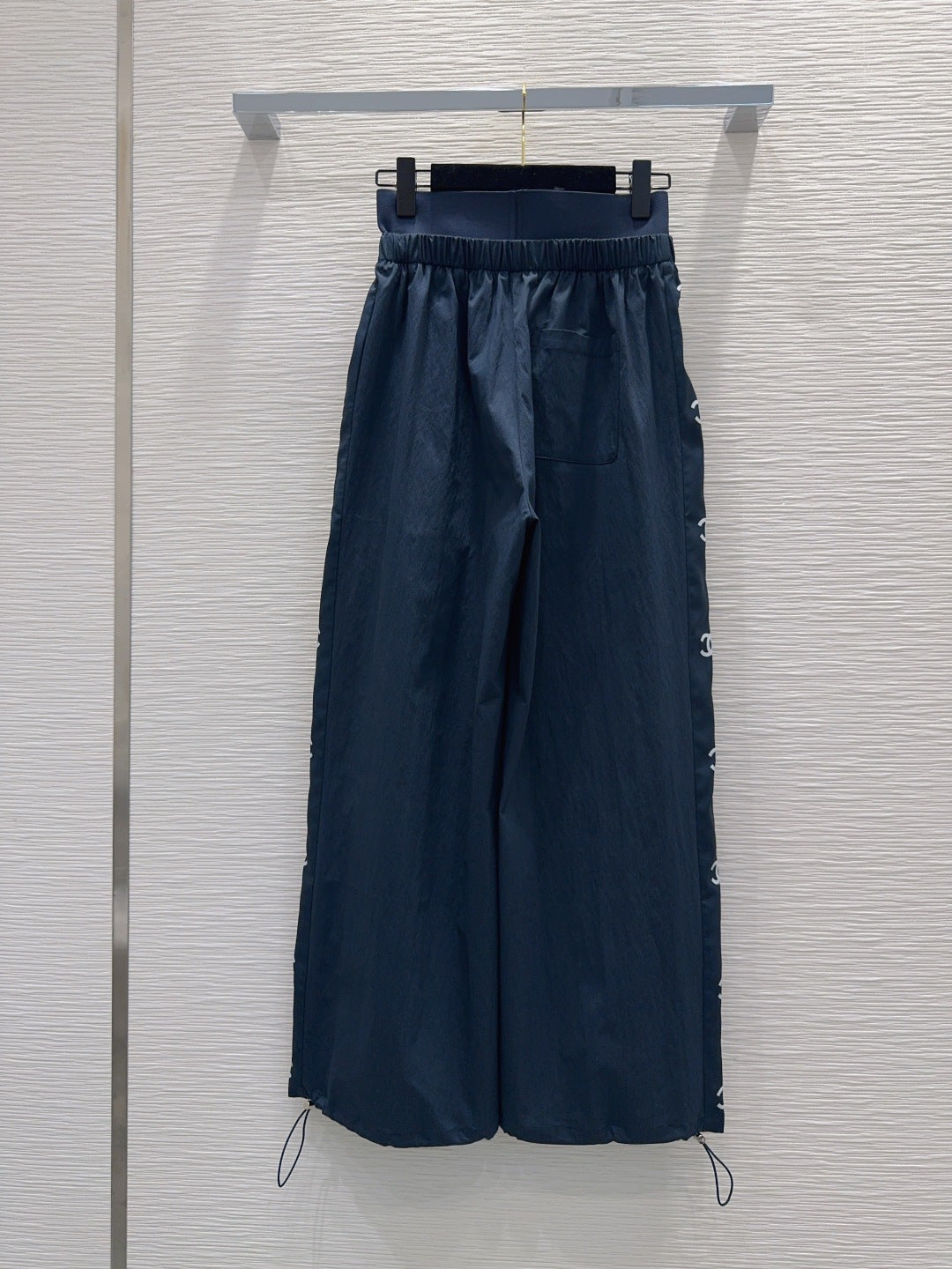 Chanel 2026 Wide-leg Trouser With Waistband Cotton Nylon 827713