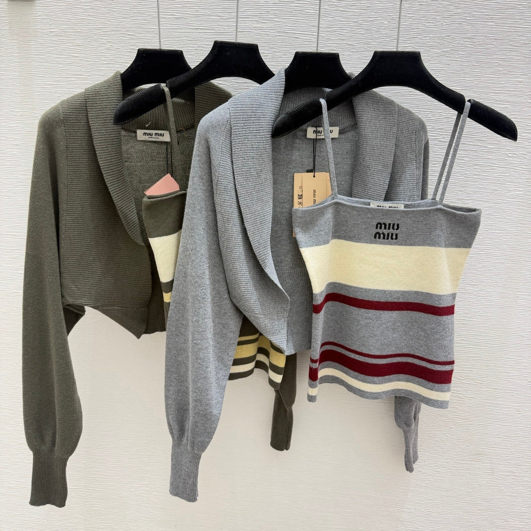 Miumiu 2026 Knitted Set Wool 244600