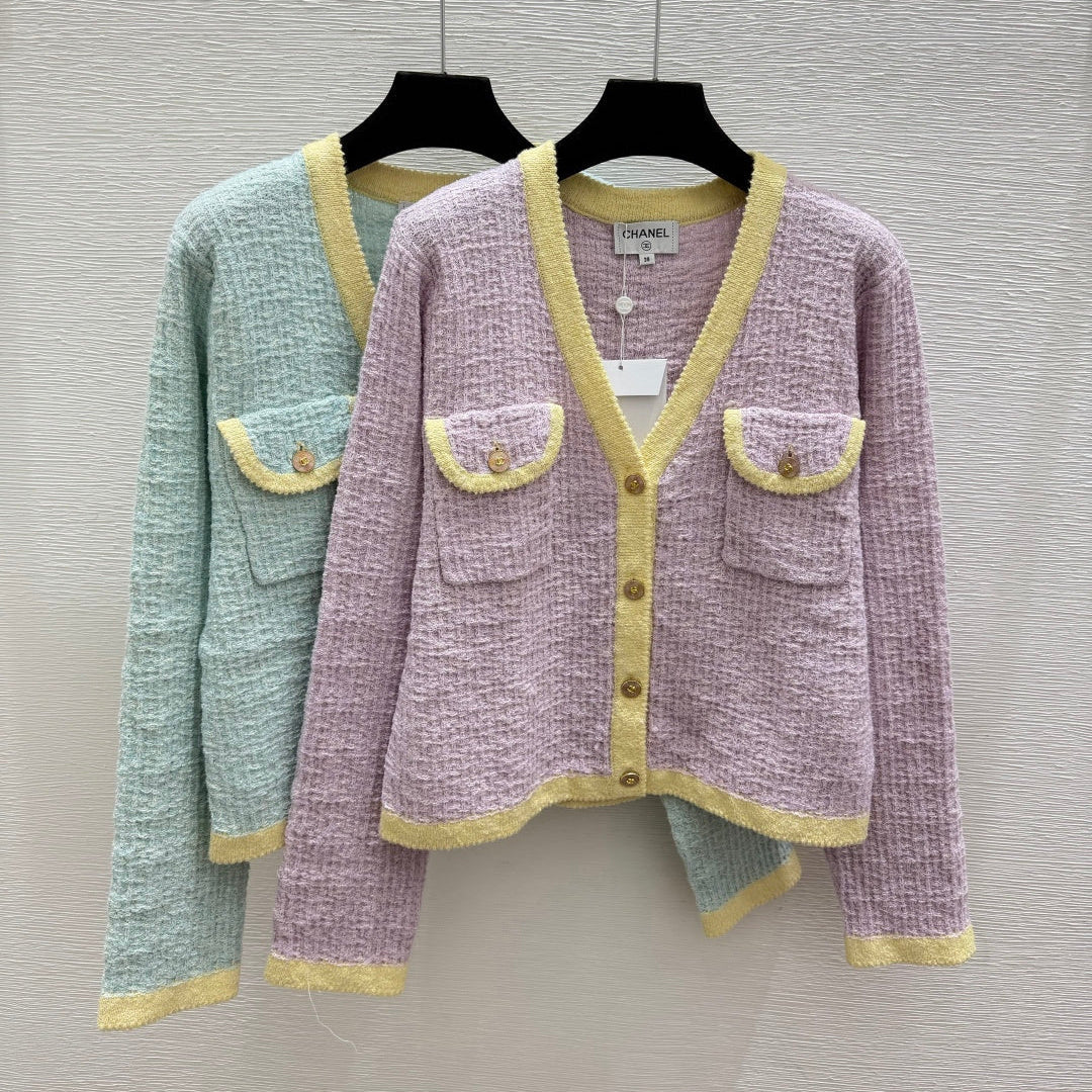 Chanel 2026 V-neck Cardigan Wool 259242