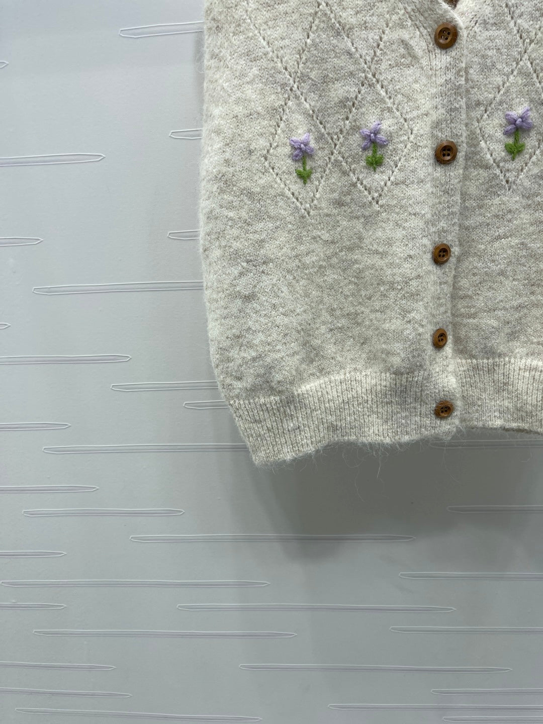 Miu Miu 25 Floral Vest Wool 285236