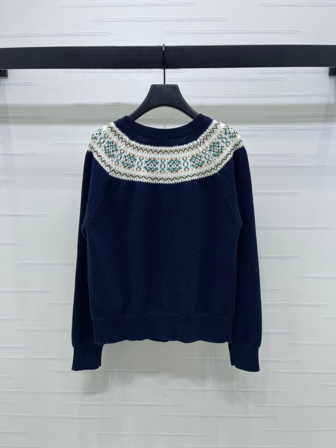 Celine 25 Patterned Cardigan Cashmere 295601