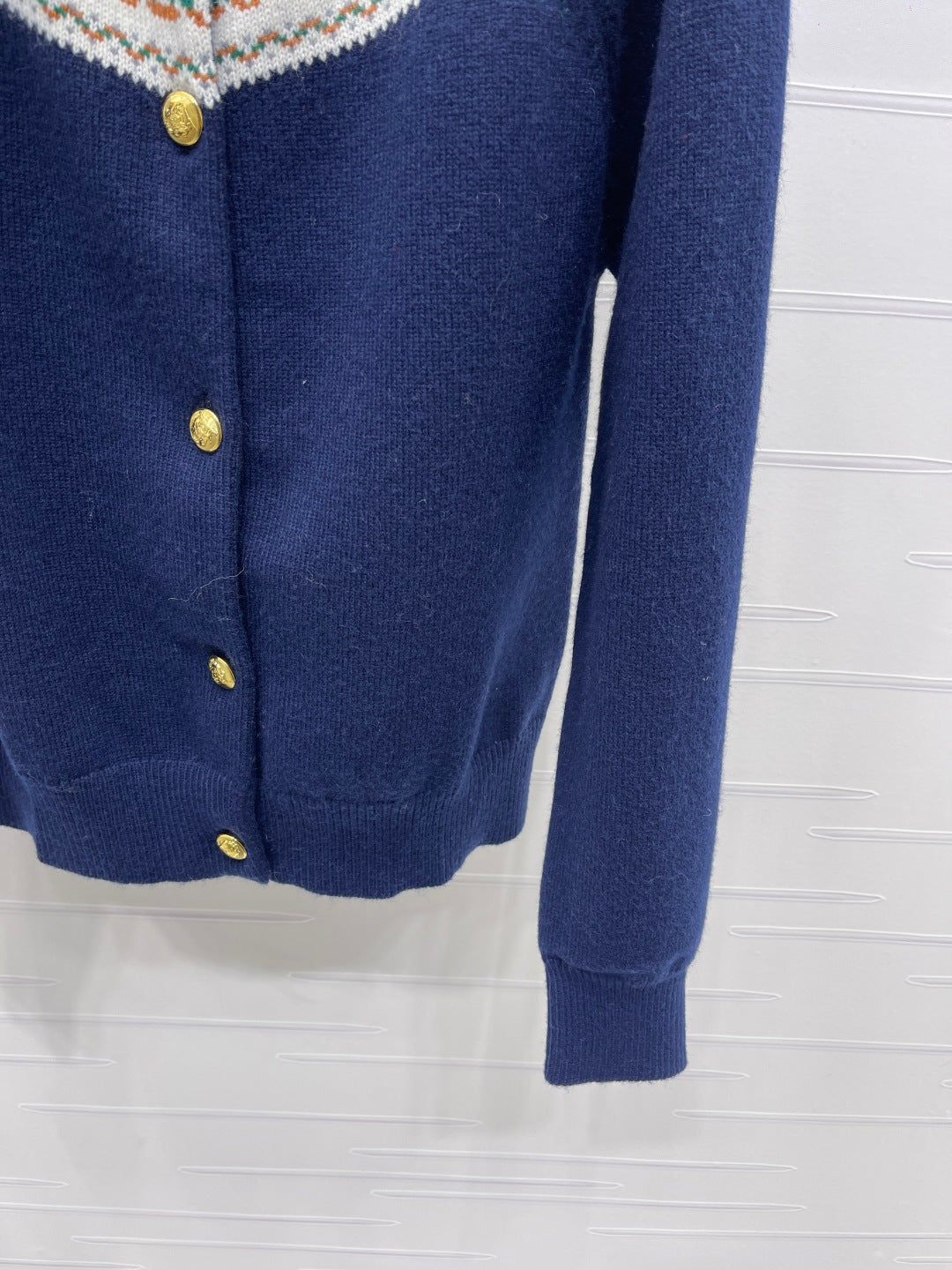 Celine 25 Patterned Cardigan Cashmere 295601