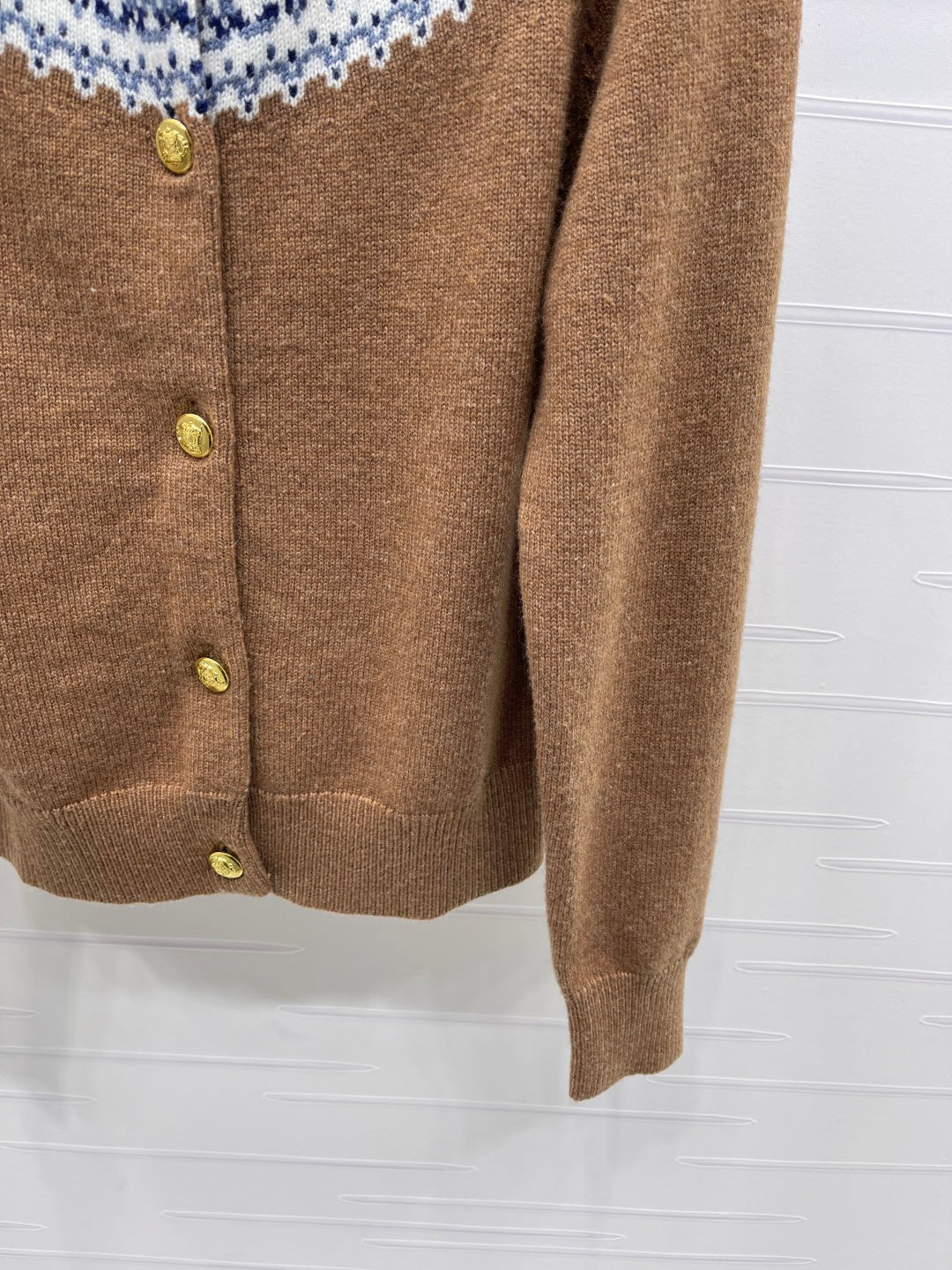 Celine 25 Patterned Cardigan Cashmere 295601