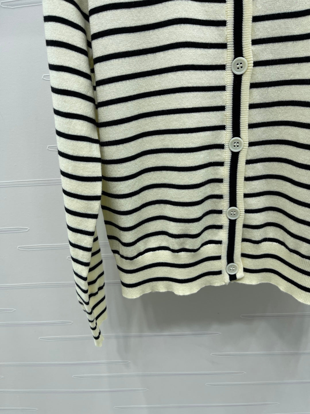 Celine 25 Striped Cardigan Wool 296266
