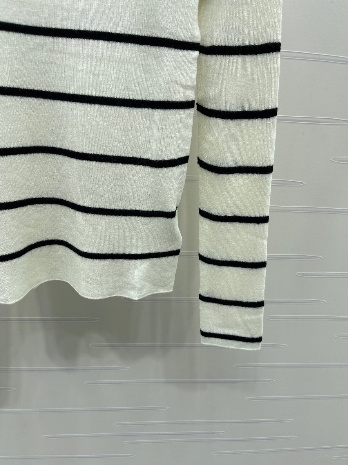 Celine 2026 Striped Long-Sleeved Top Wool 423875