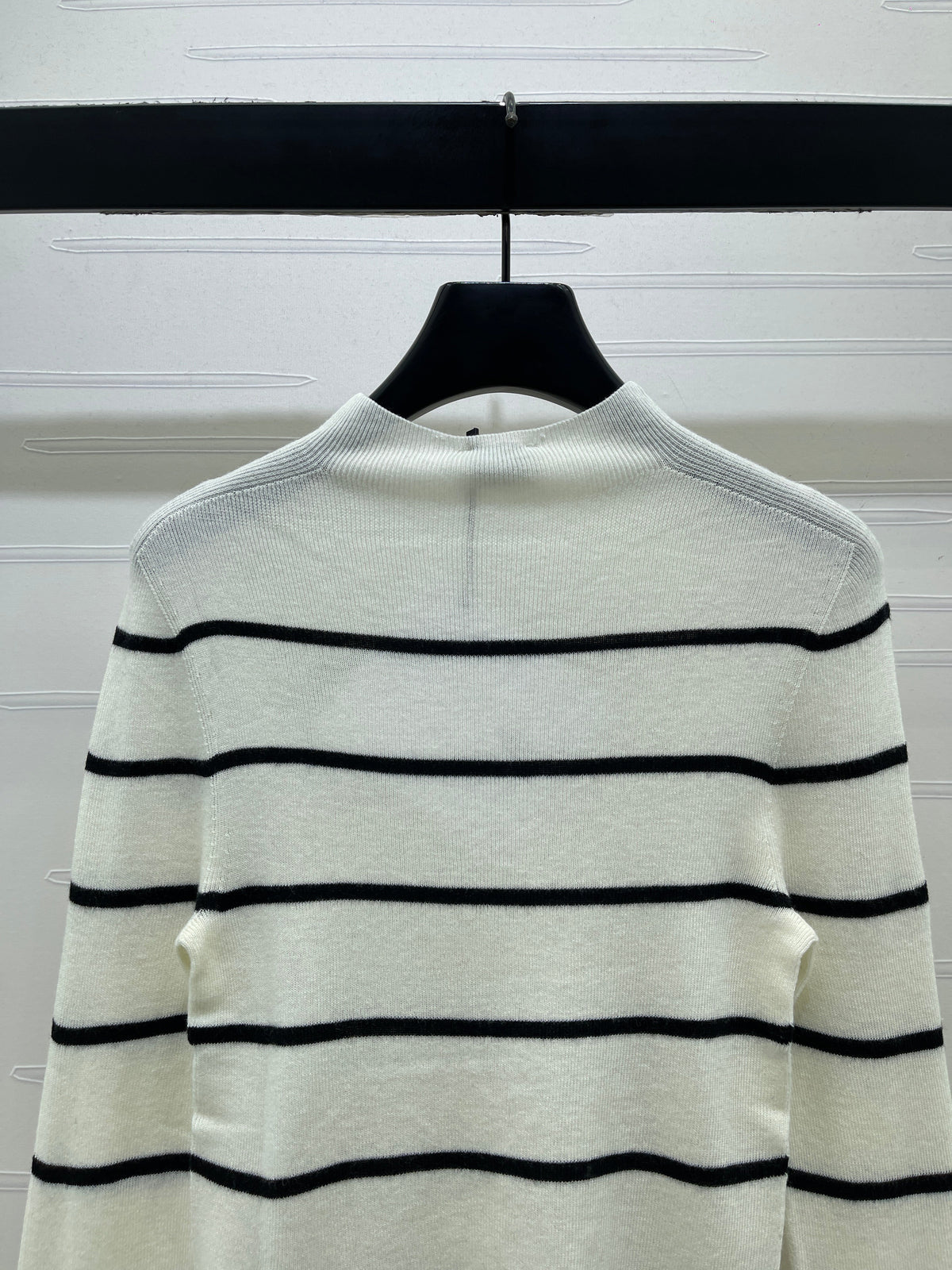 Celine 2026 Striped Long-Sleeved Top Wool 423875