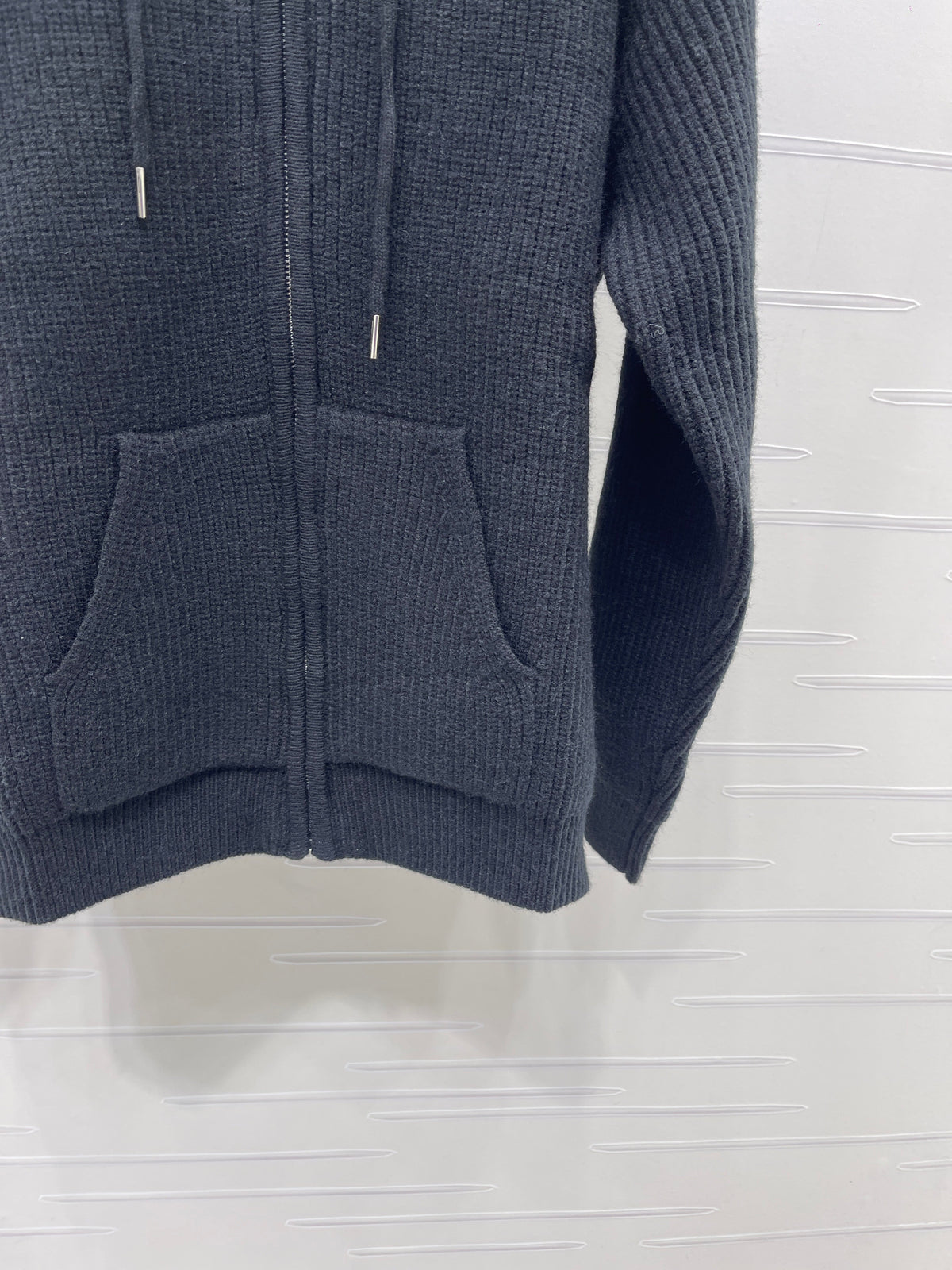 Celine 2026 Hooded Cardigan Ribbed Wool 430322
