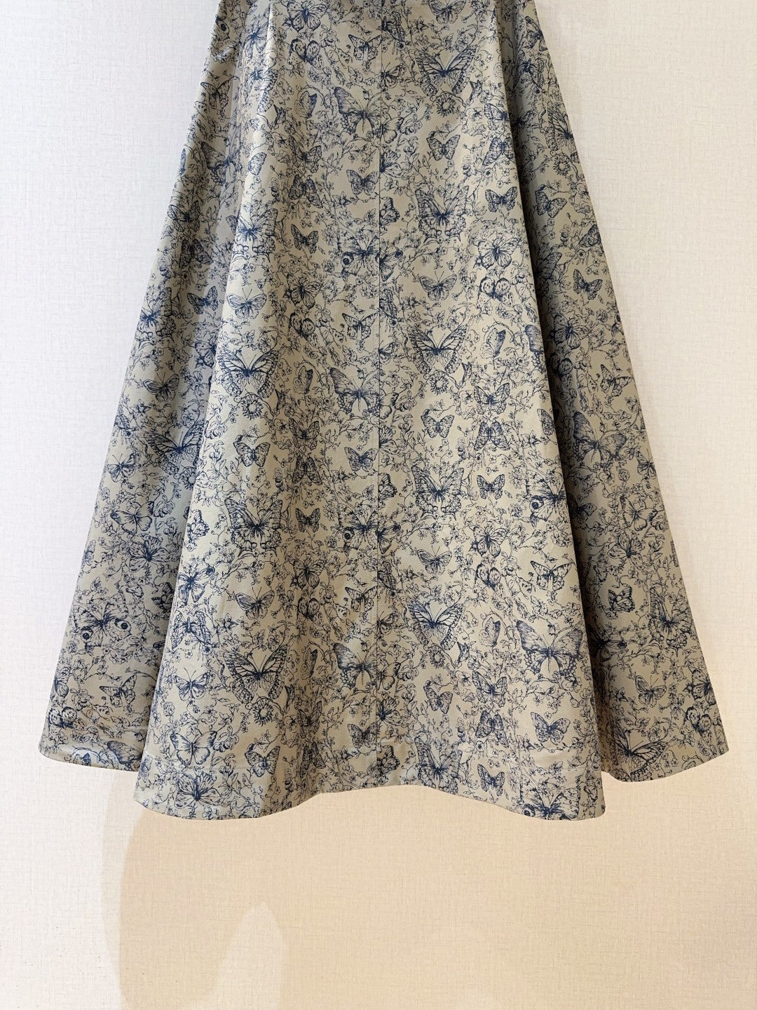 CD Butterfly Print Long skirt Cotton