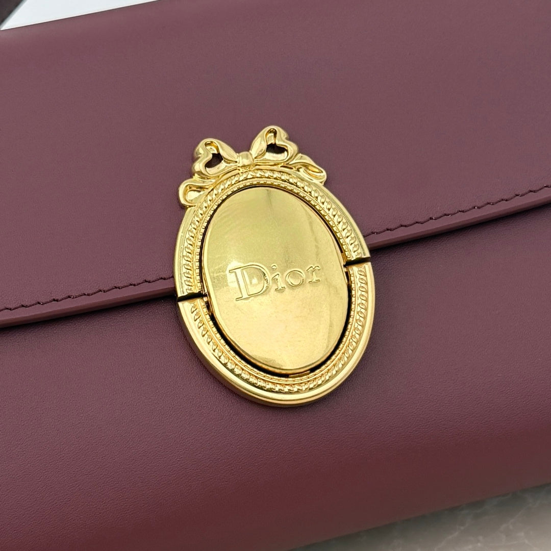Dior 2026 Medaillon Clutch Multicolors Calfskin 165354