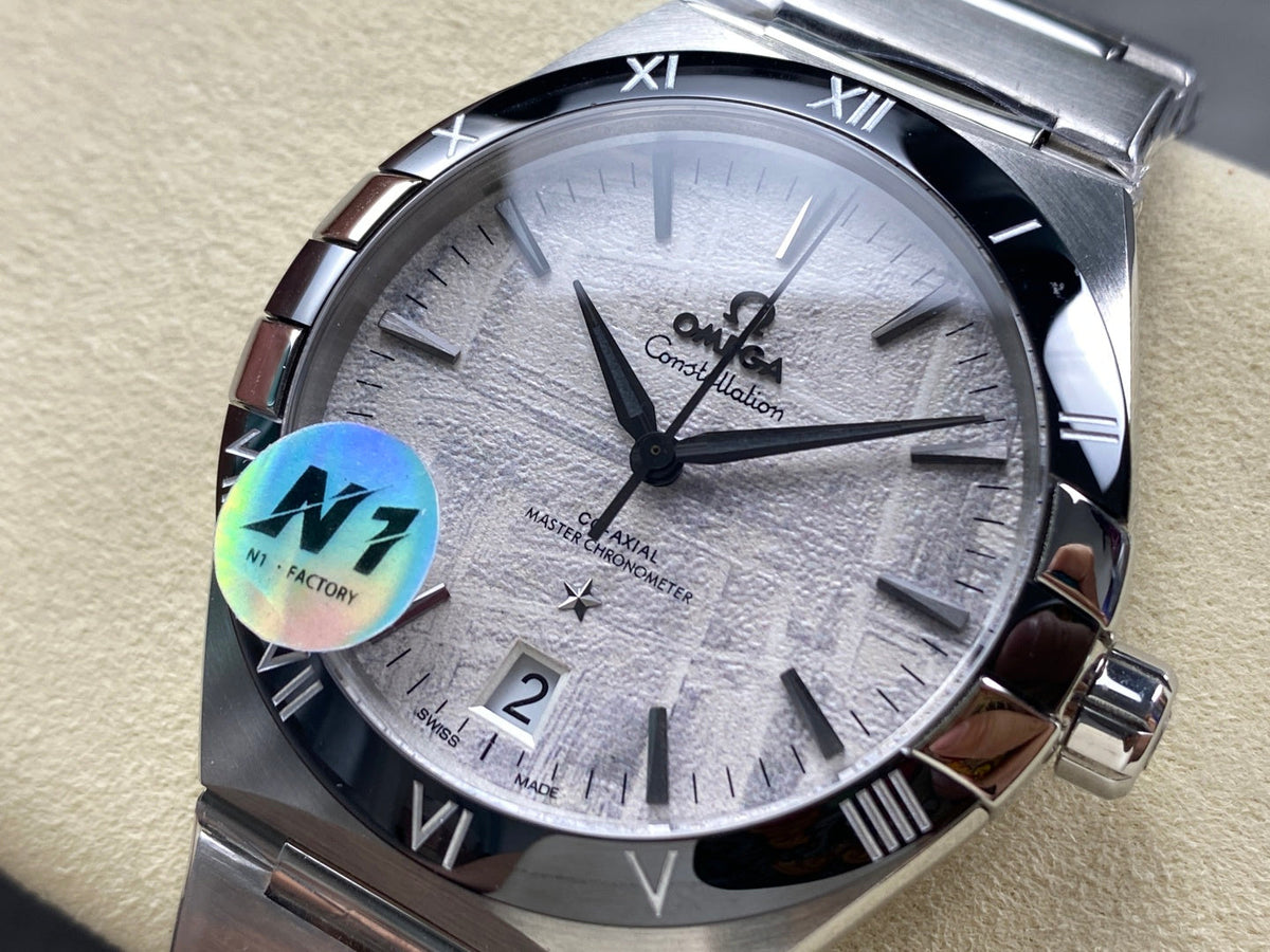 Omega Constellation Co-Axial Master Chronometer 41 mm Stainless Steel Case Meteorite Dial