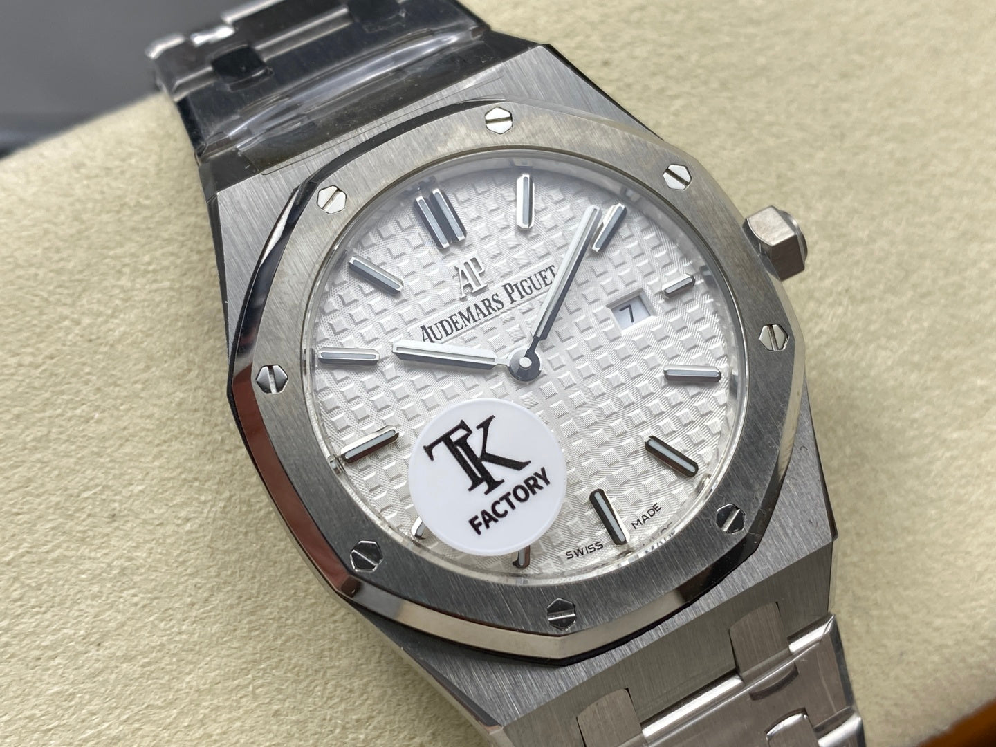 Audemars Piguet Royal Oak White Steel 33mm Watch