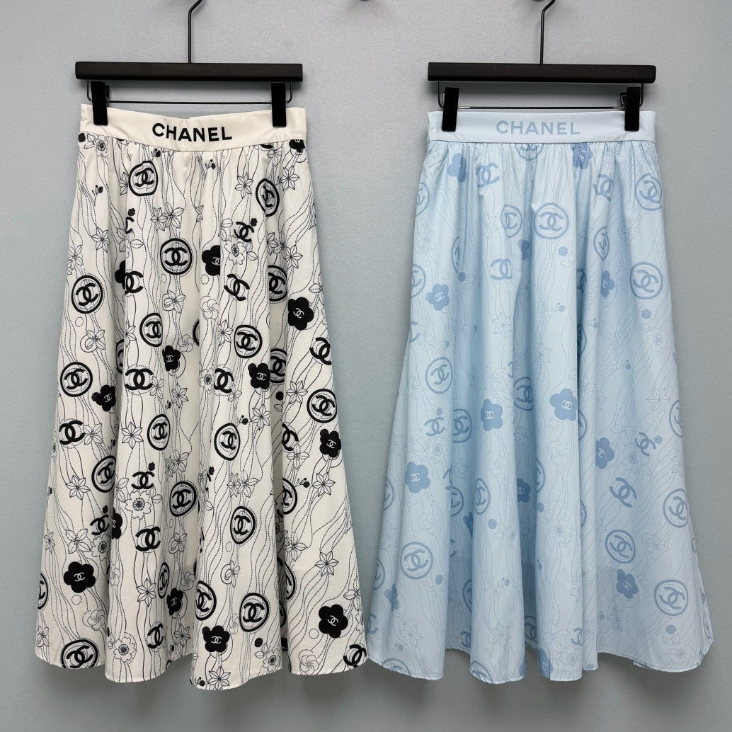 Chanel 2026 Midi Skirt Cotton 399372