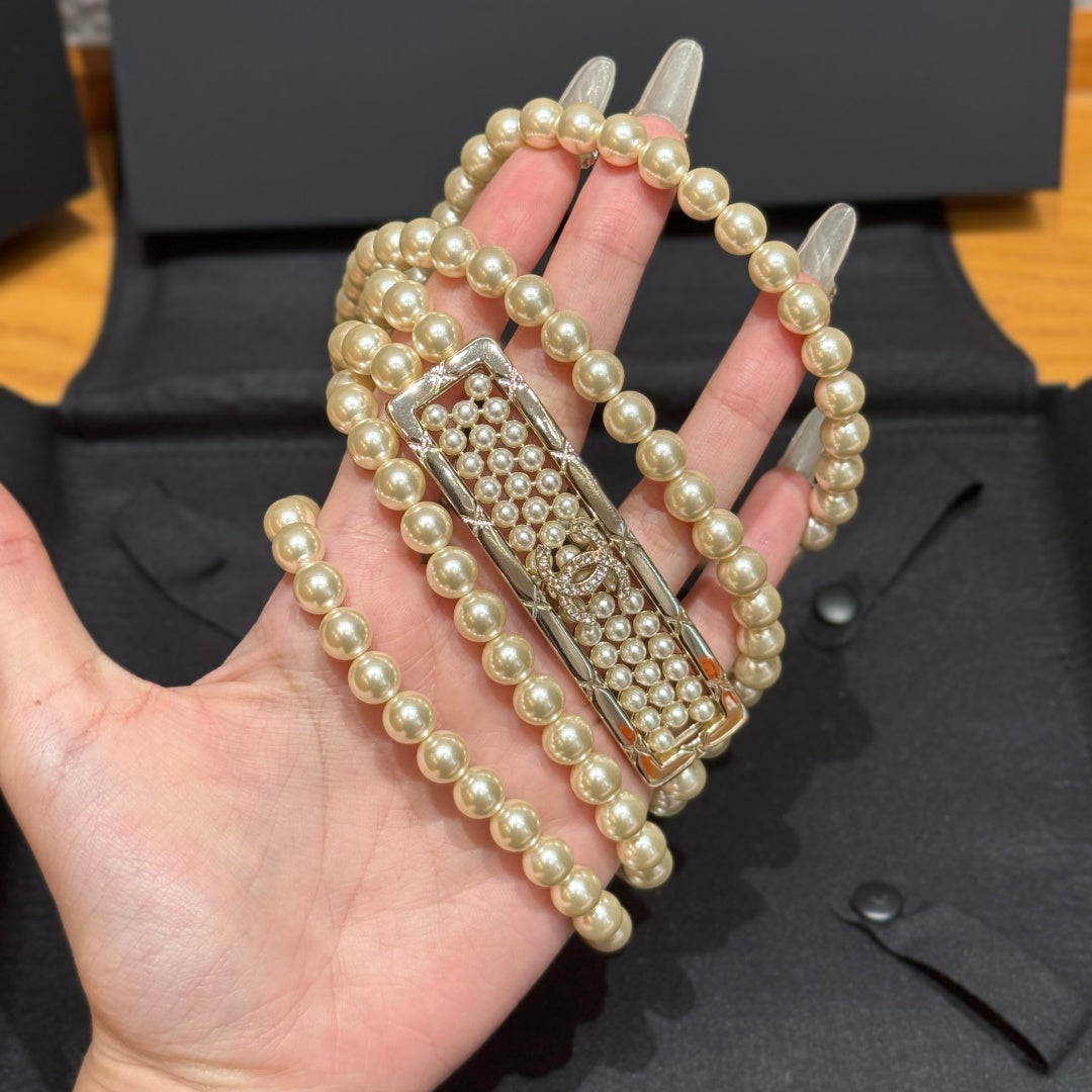 Chanel 2026 Pearl Chain Belt 216098