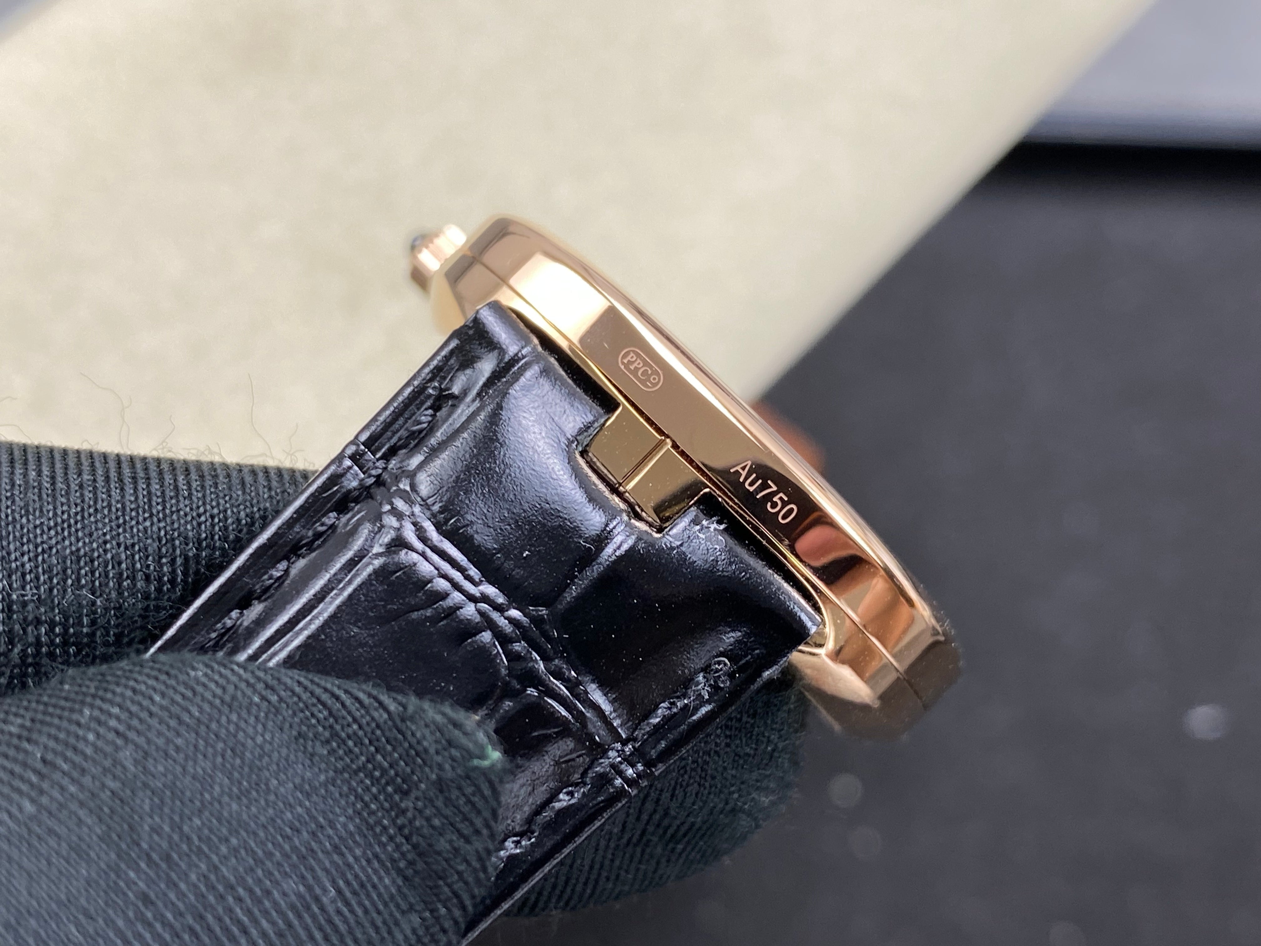 Patek Philippe Golden Ellipse 40mm Black Dial Rose Gold Case
