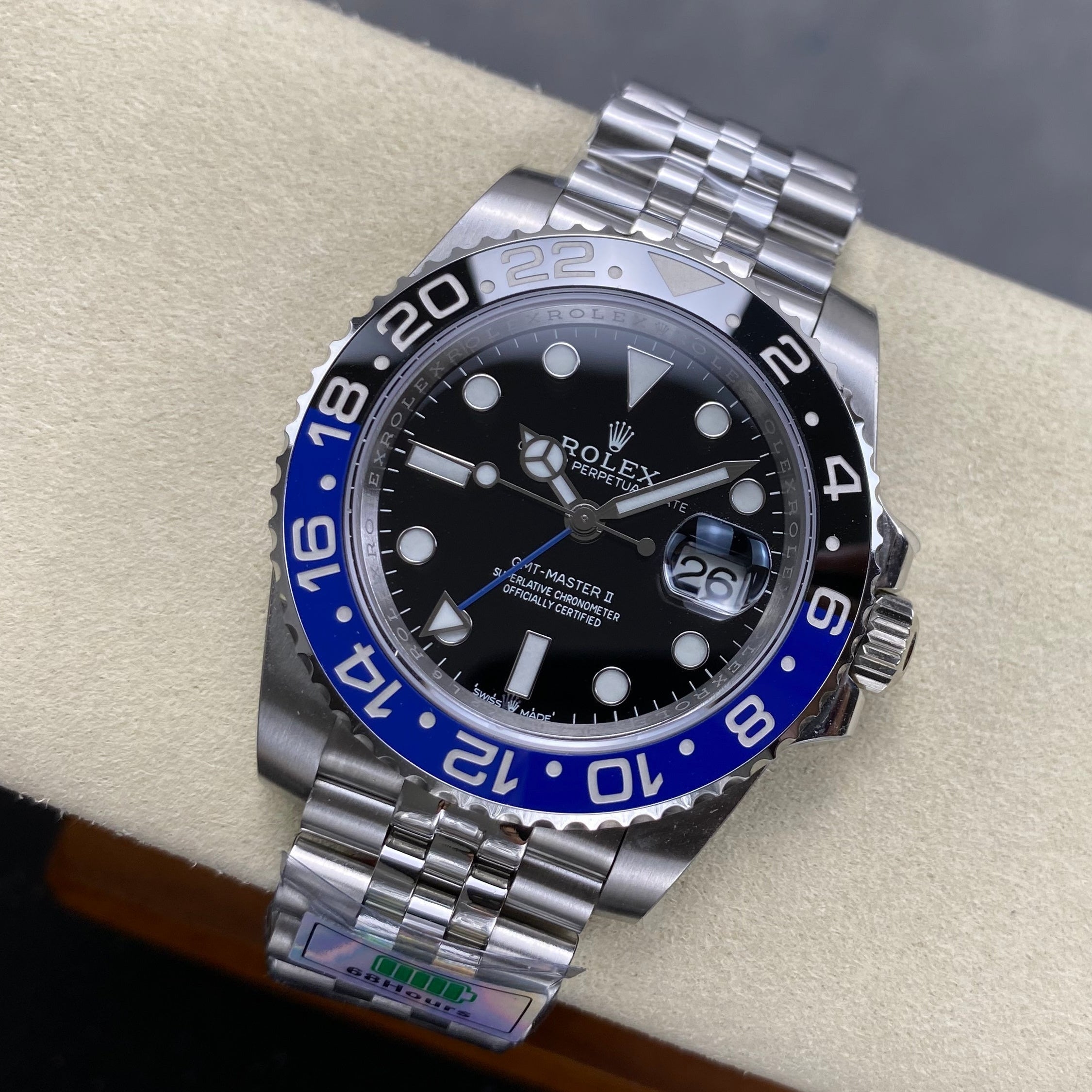 Rolex GMT- Master II Black Blue Jubilee Bracelet