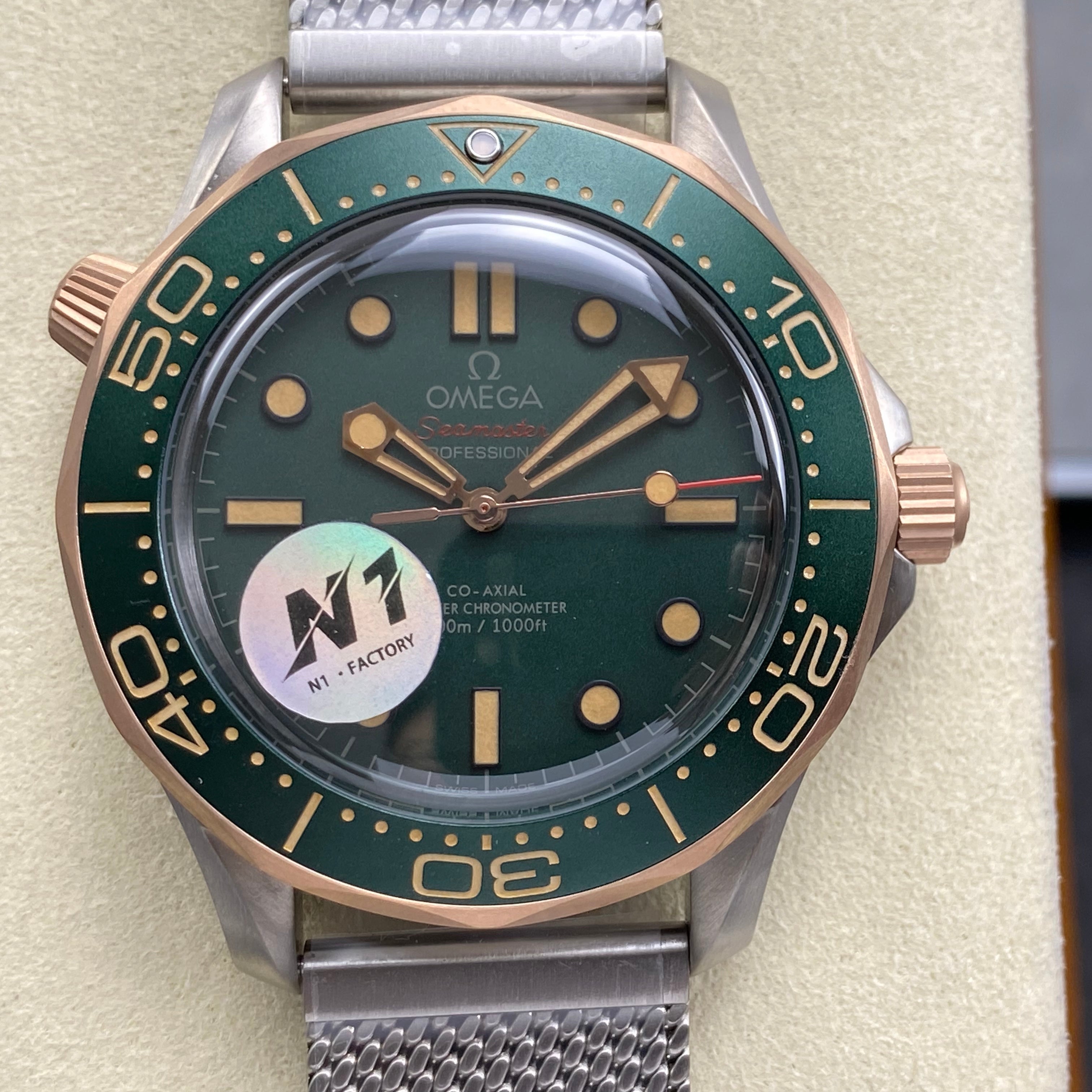 Omega Seamaster Diver 300M 42mm Green Dial Watch