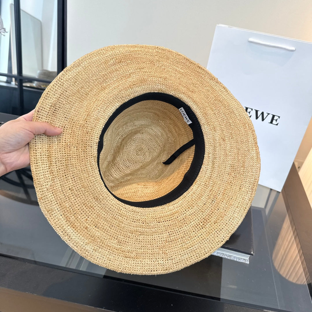 Loewe Beaded Straw Hat 216018