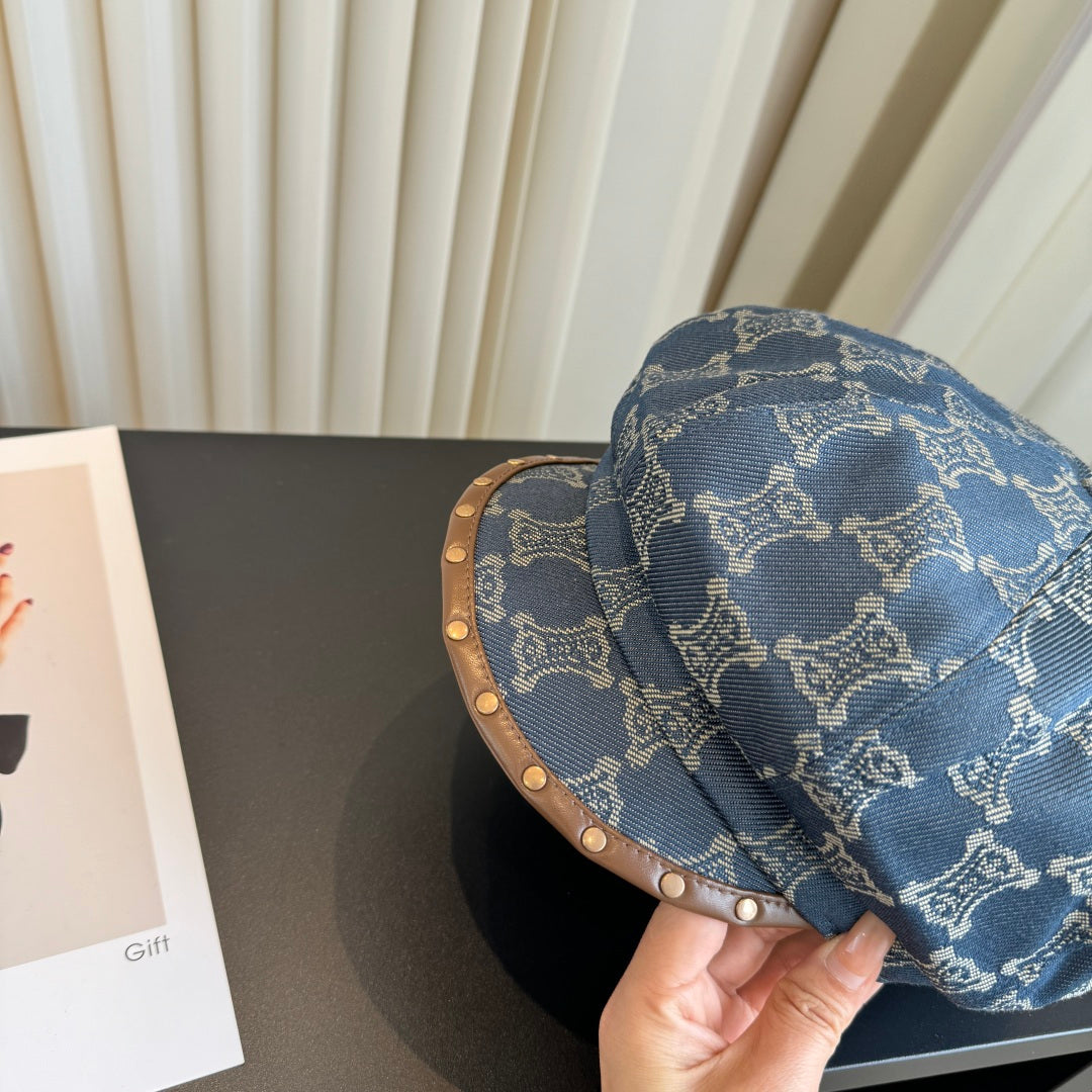 Celine Macadam Newsboy Cap 425666
