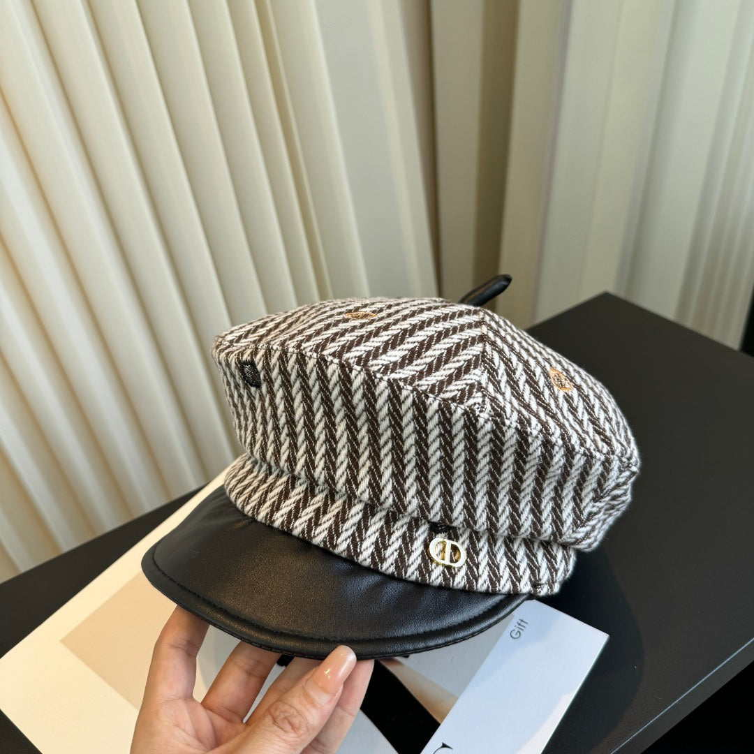 Dior 2026 Beret Hat Canvas 565691