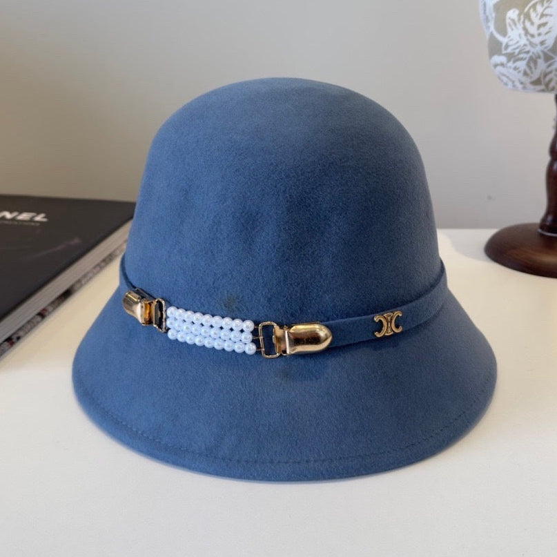 Celine Cashmere Bucket Hat 425557