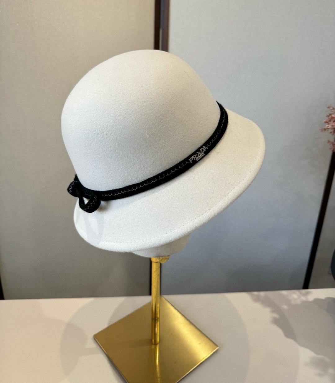 Prada Cashmere Bucket Hat 425560
