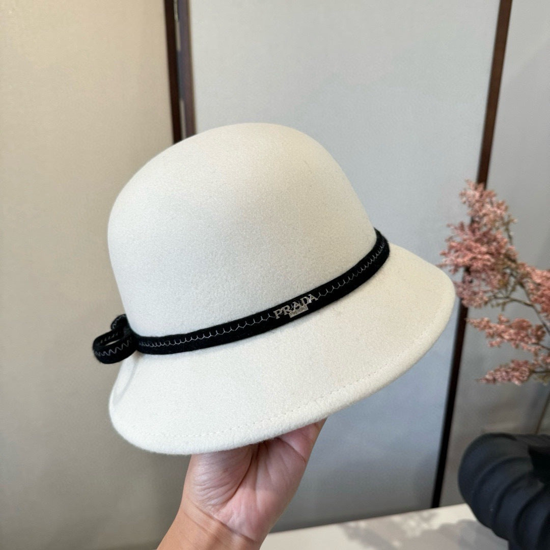 Prada Cashmere Bucket Hat 425560