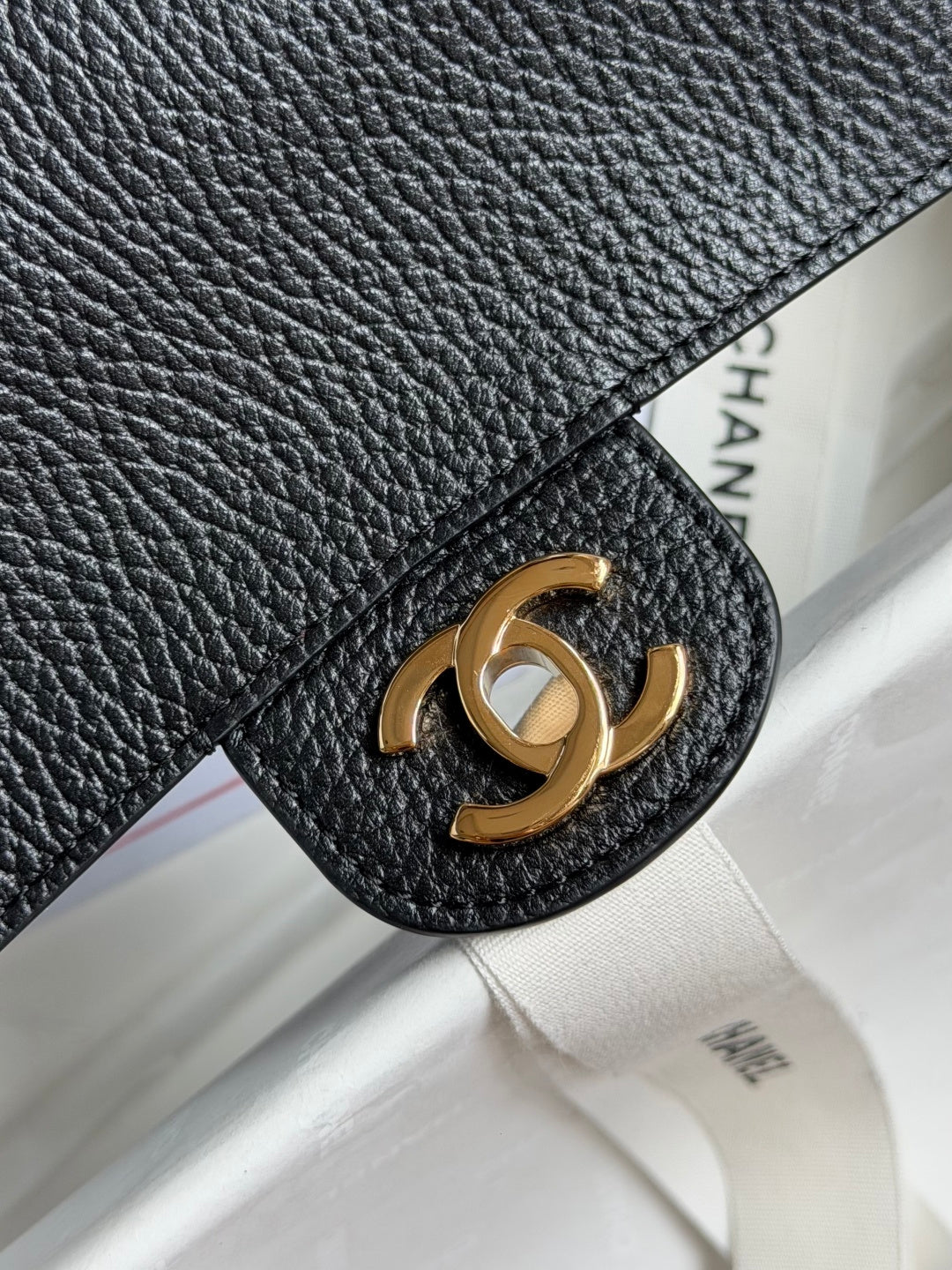 Chanel 2026 Mini Flap Bag 20cm Denim And Grained Calfskin