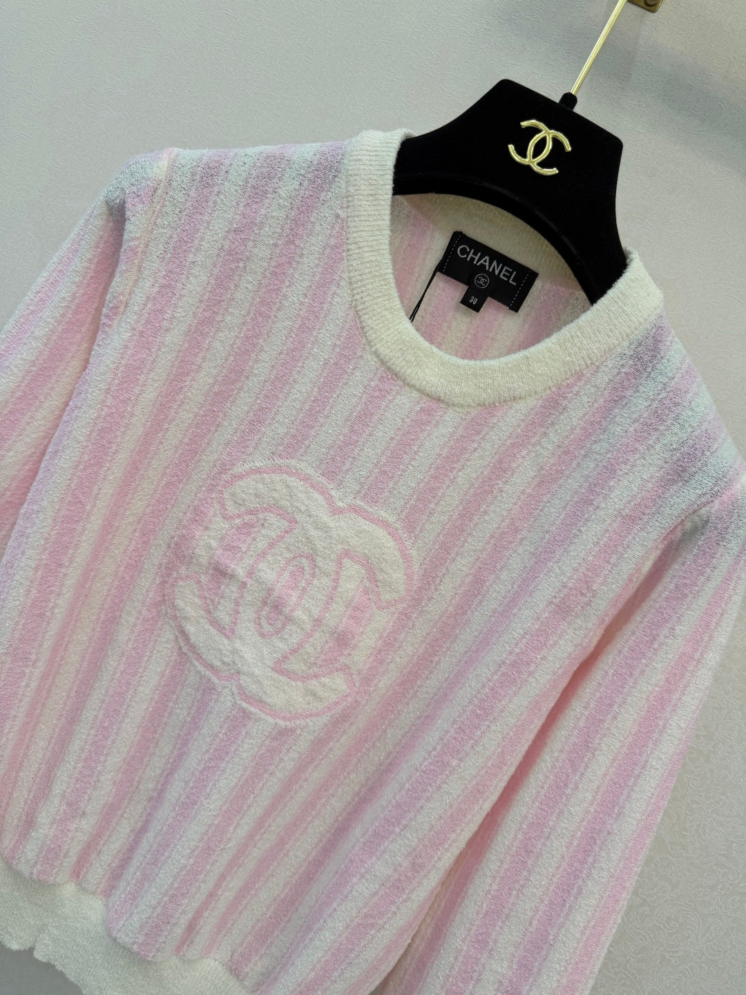 Chanel 2026 Striped Sweater Wool 417561