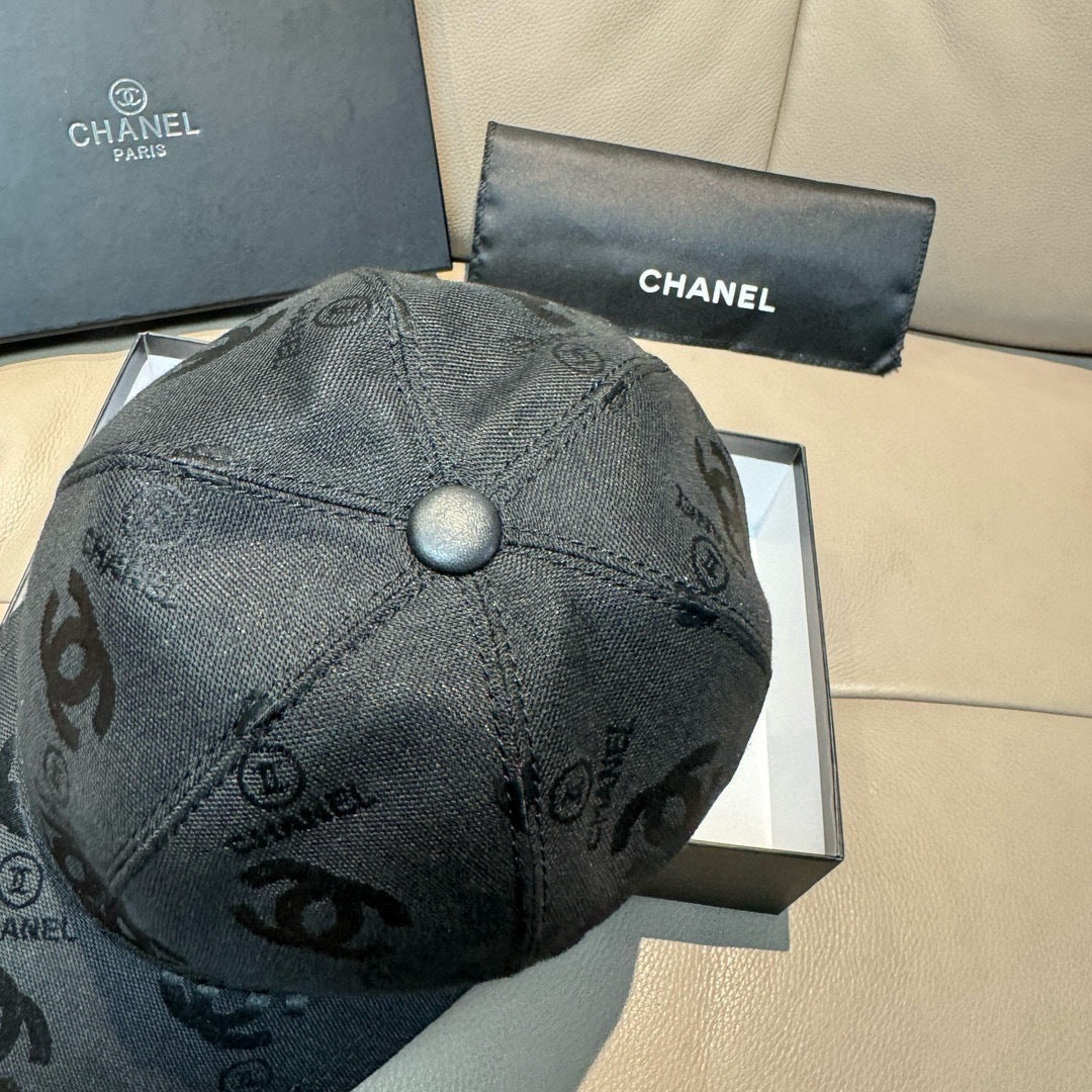 Chanel Double C Baseball Cap Cotton 323736