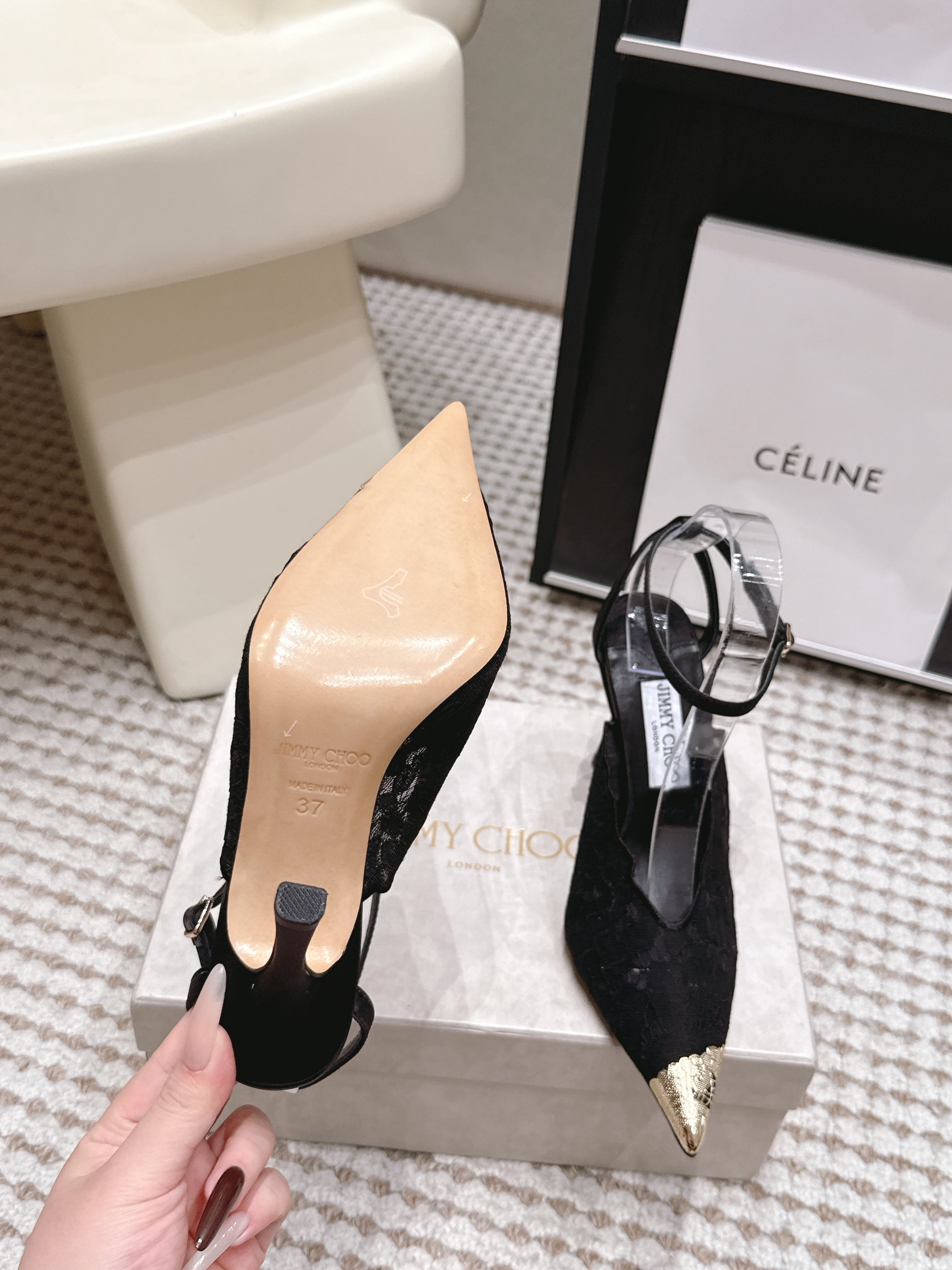 Jimmy Choo 2026 Faiz Slingback Lace 930959