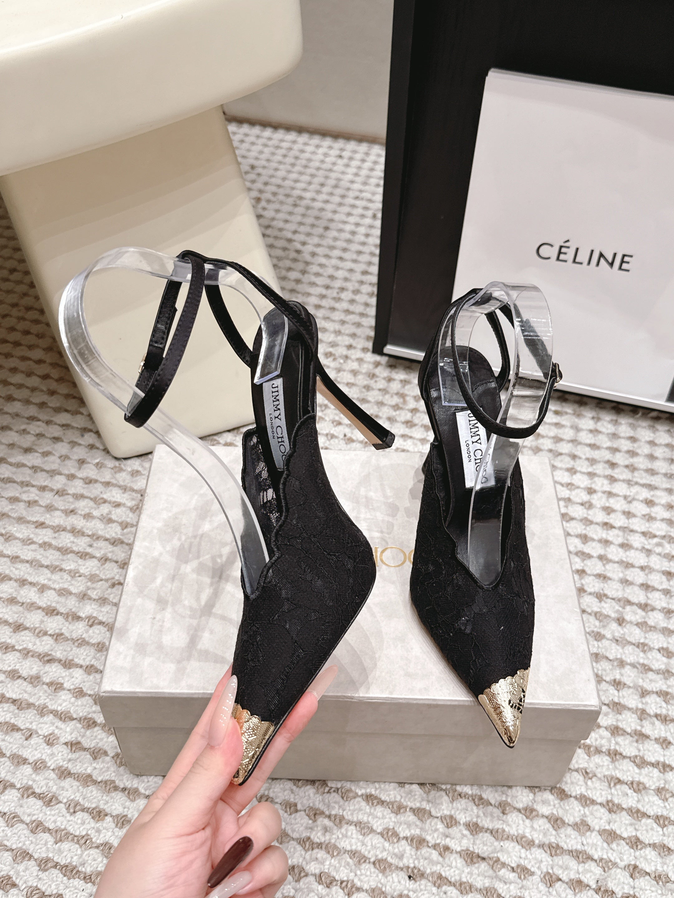Jimmy Choo 2026 Faiz Slingback Lace 930959