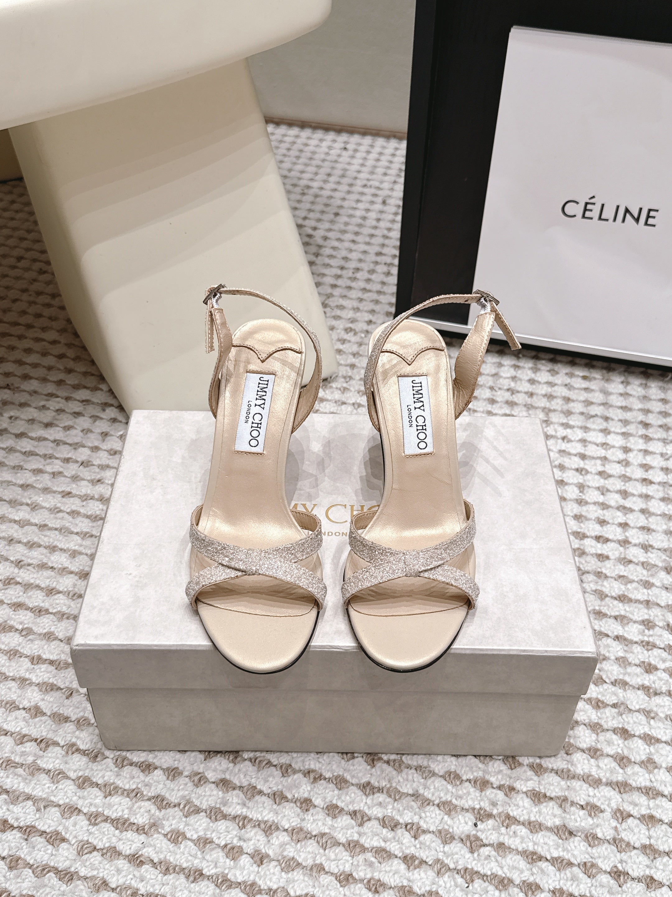 Jimmy Choo 2026 Elsy Sandals Suede Leather 930980