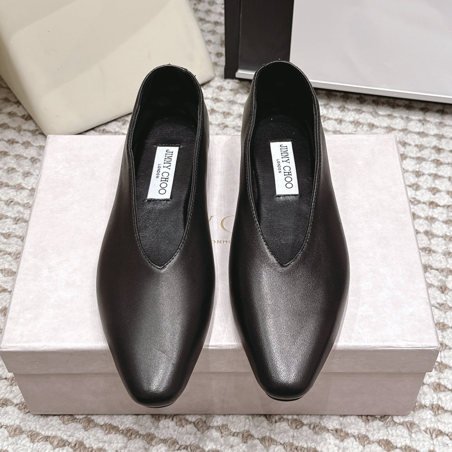 Jimmy Choo 2026 Margot Ballet Flats Sheepskin 930985