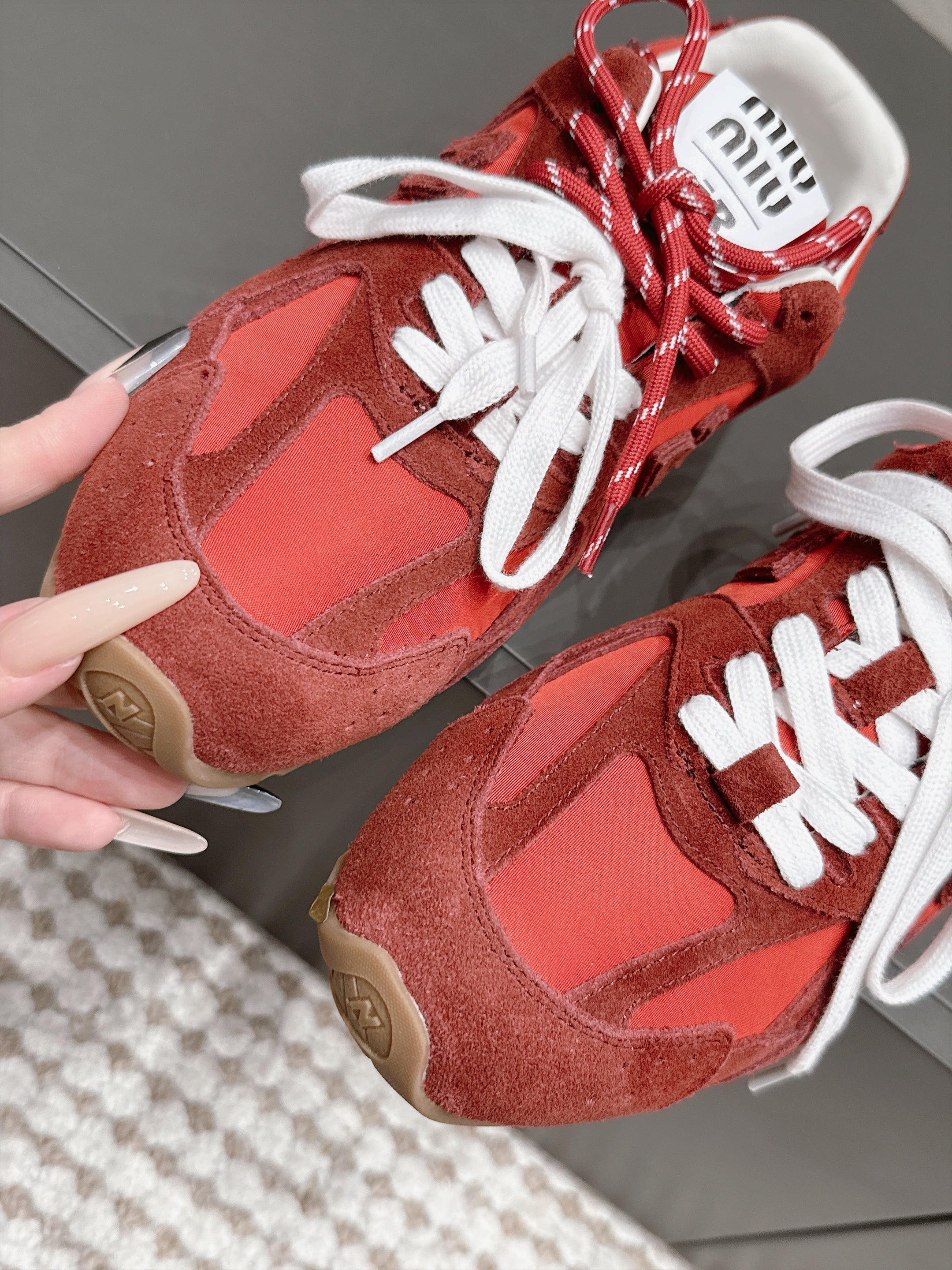 Miu Miu 2026 Balance 530 Sneakers Suede 990474