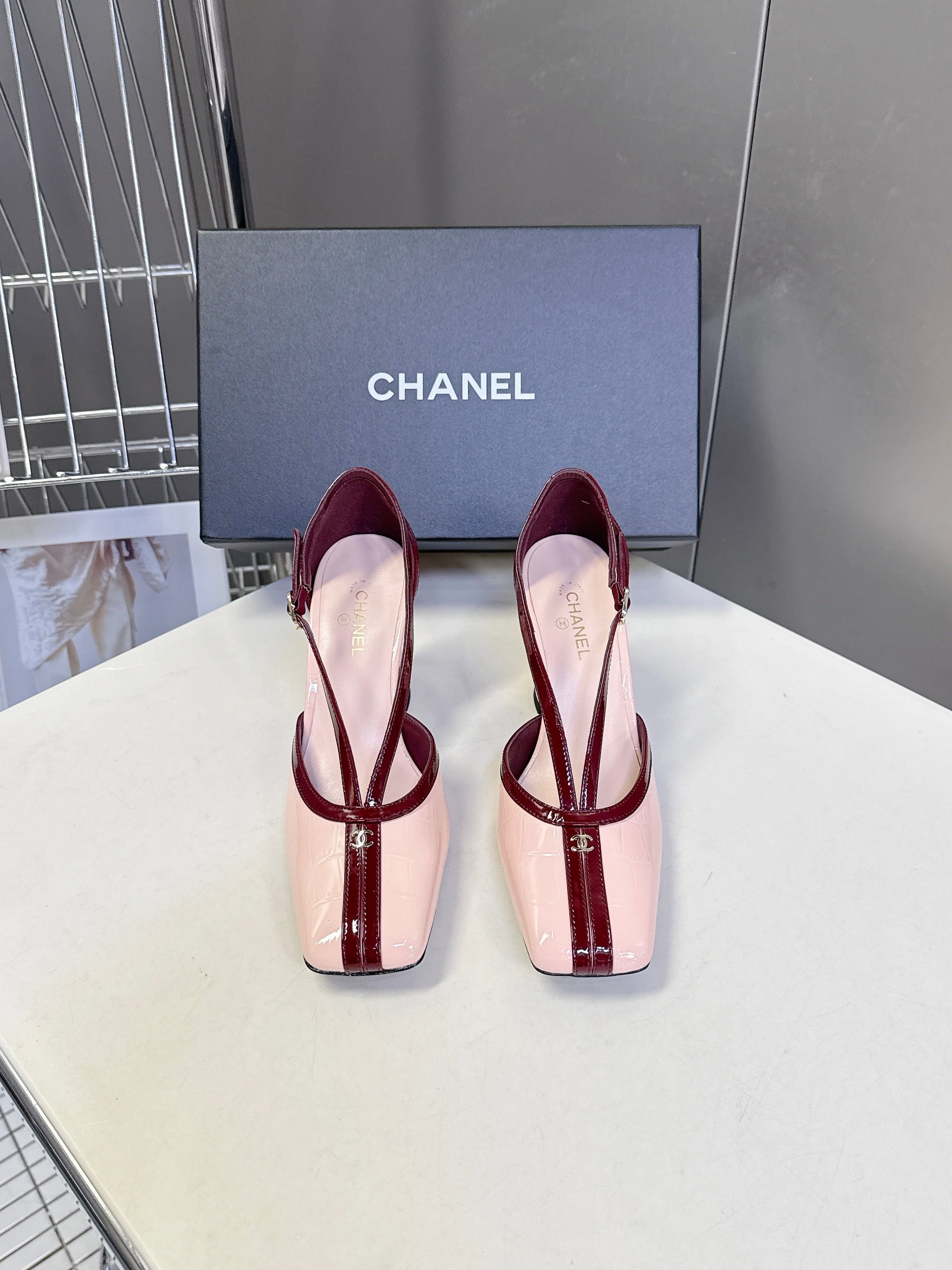 Channel 2026 Mary Jane Slingback 85mm Patent Calfskin 895338