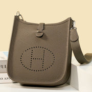 High-end Hermes 2026 Evelyne Bag 17cm Taurillon Clemence Leather 2