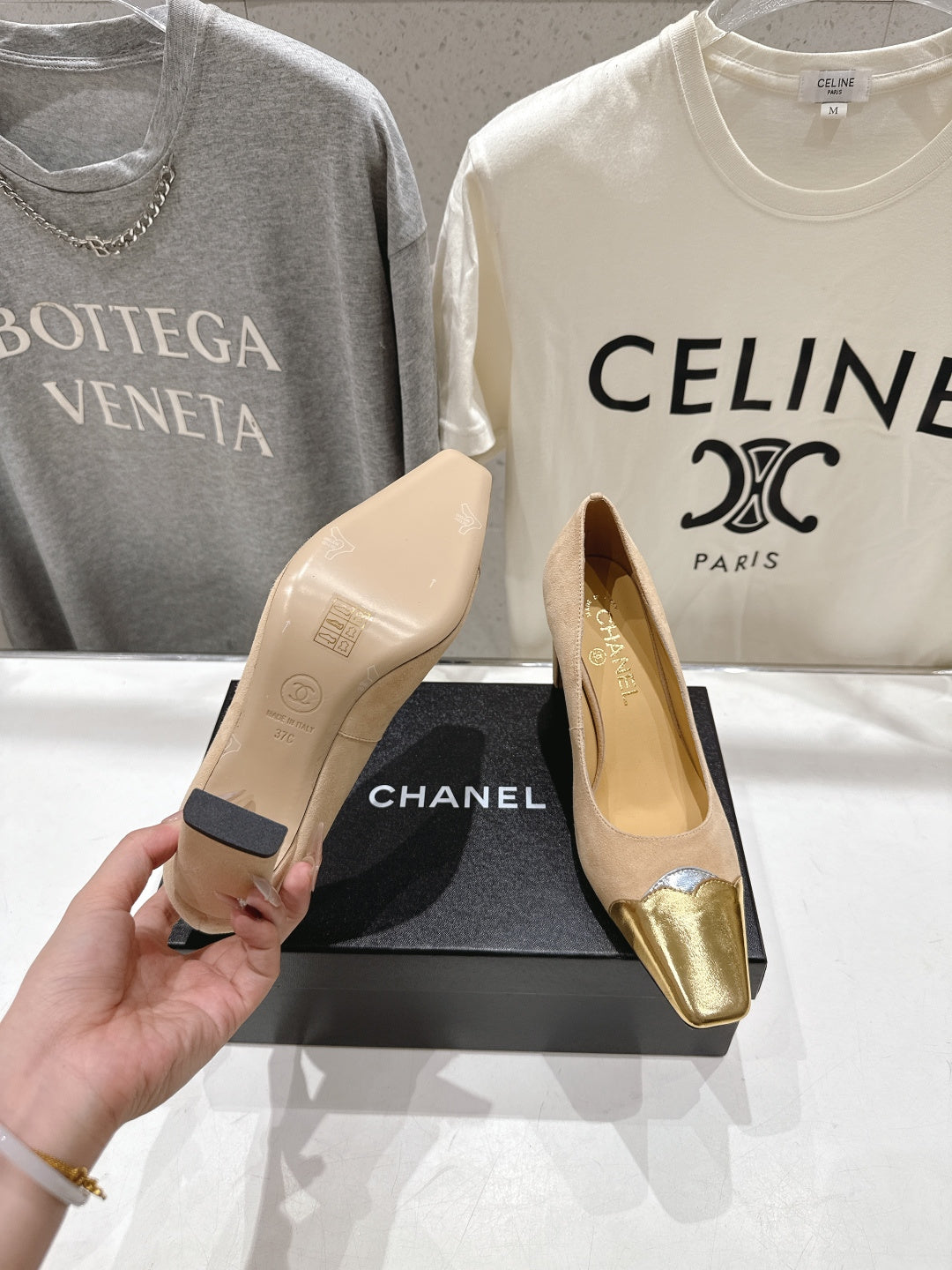 Chanel 2026 Pump 90mm Suede 852617