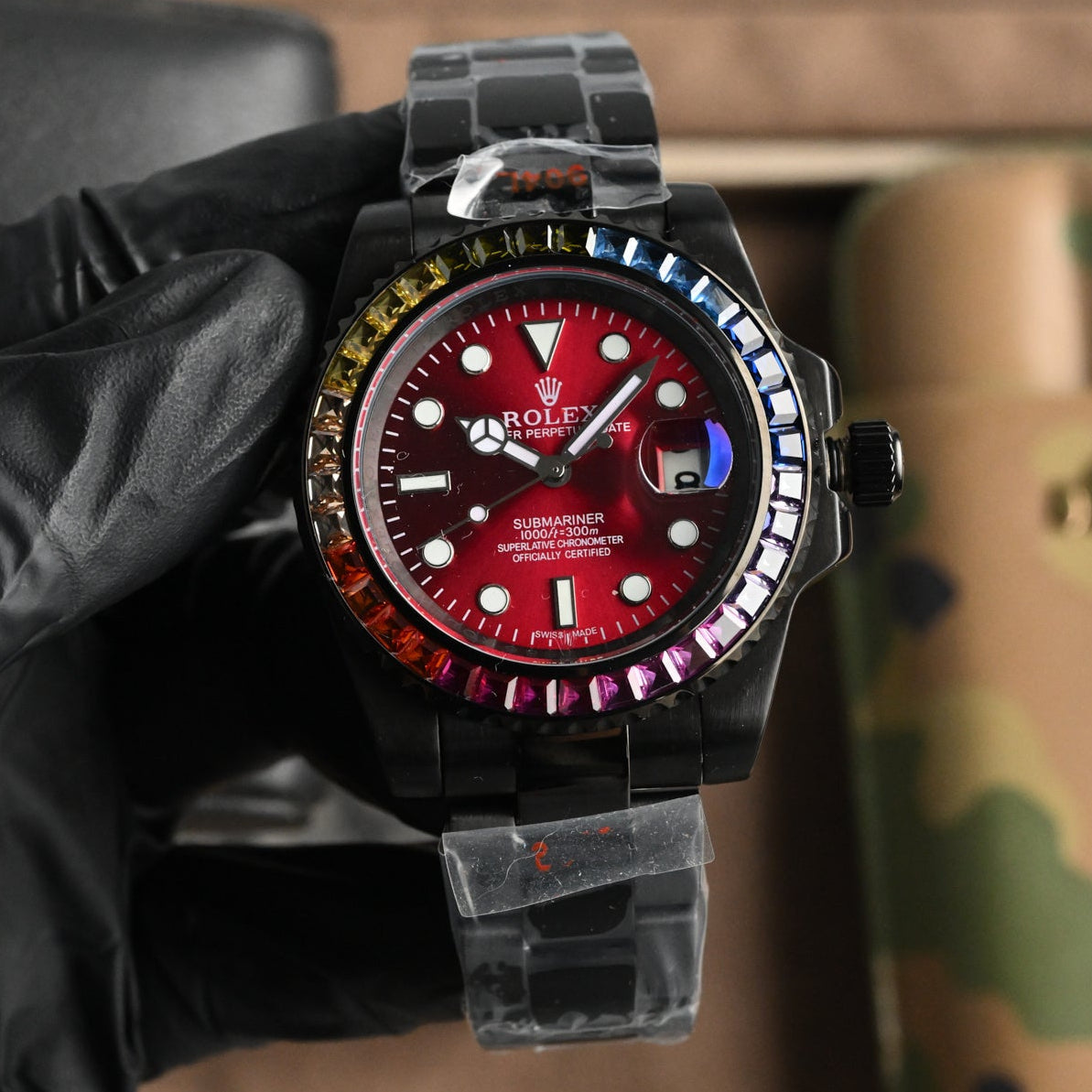 Rolex Submariner 40mm Black Red Dial