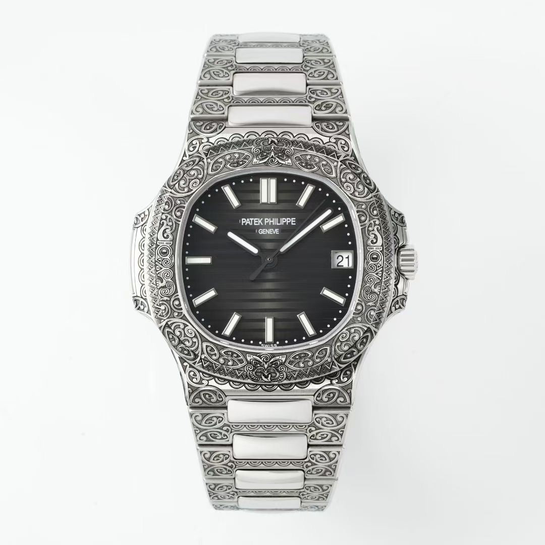Patek Philippe Nautilus 5711 "Children Action"40mm Black Dial Stainless Steel Case
