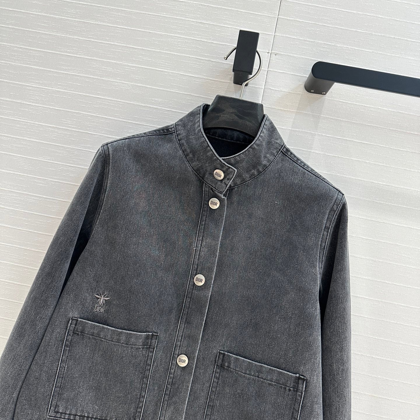 CD Denim Jacket Black Cotton