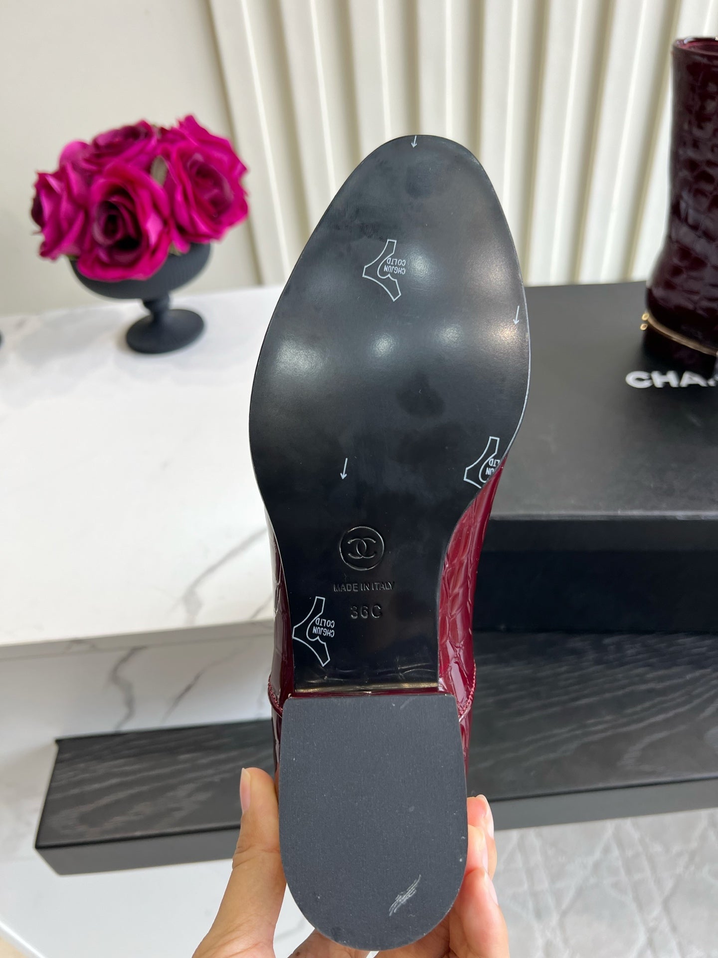 Chanel 2026 Métiers D'art Ankle Boots Cowhide 977427
