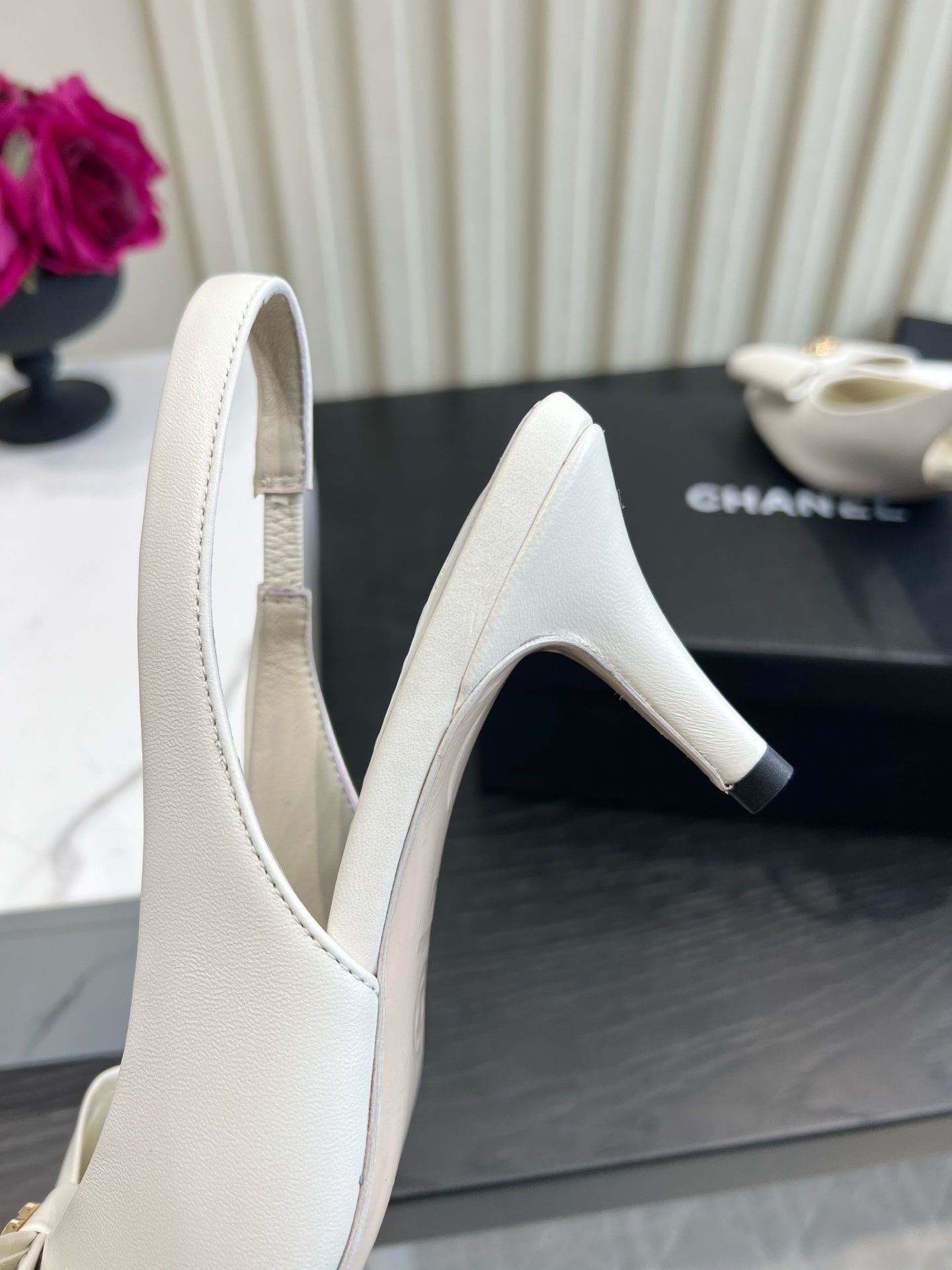 Chanel 2026 Bow-Tie Sandals 60mm Suede Sheepskin 977148
