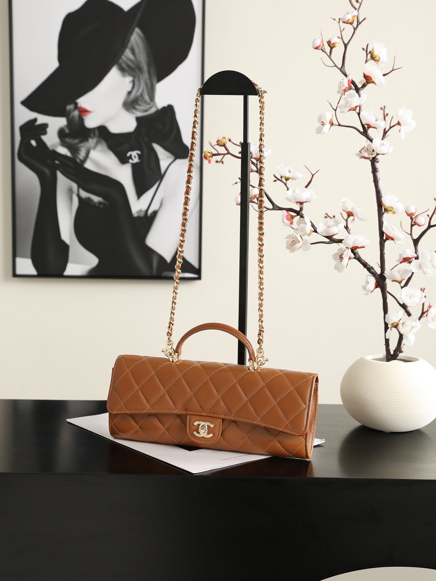 Chanel 2026 Classic Top Handle Bag 25cm Calfskin